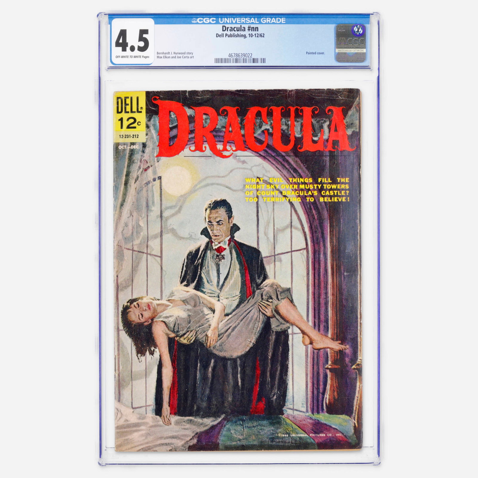 Dell Publishing Dracula #nn CGC 4.5 (1 of 2)
