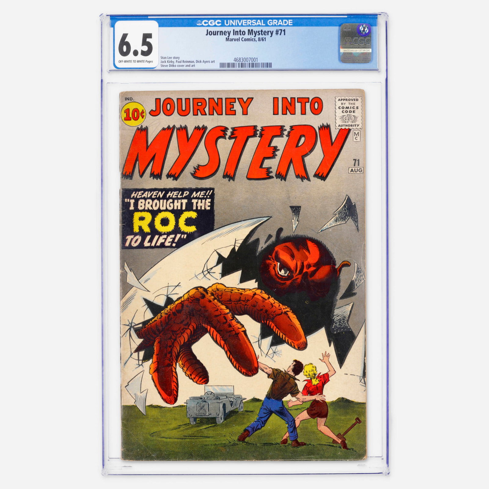 Marvel Comics Journey Into Mystery #71 CGC 6.5 (1 of 2)