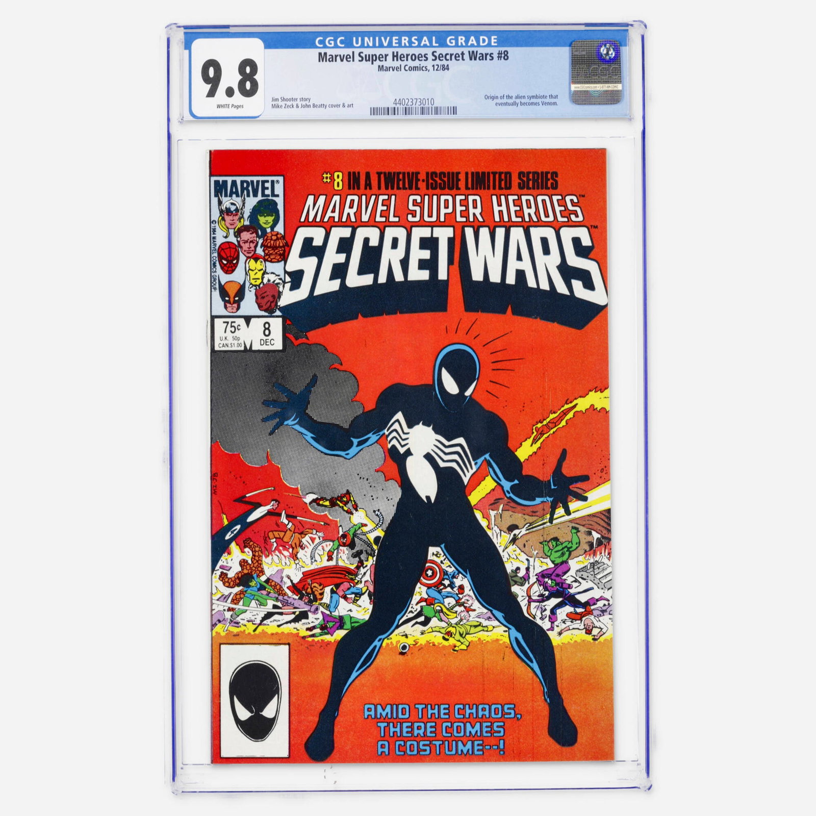 Marvel Comics Marvel Super Heroes Secret Wars #8 CGC 9.8 (1 of 2)