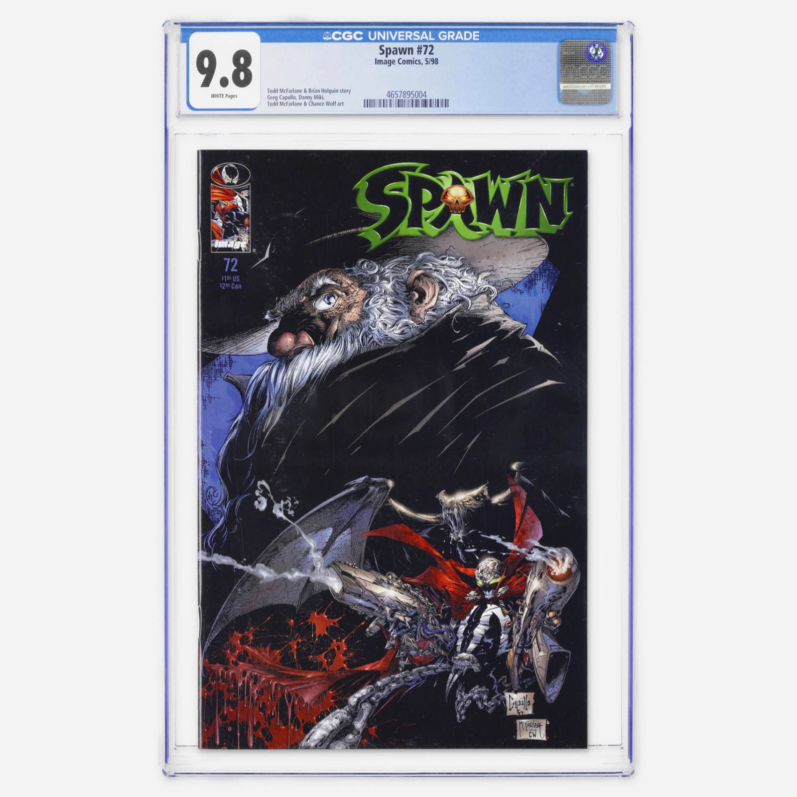 Image Comics Spawn #72 CGC 9.8 (1 of 2)