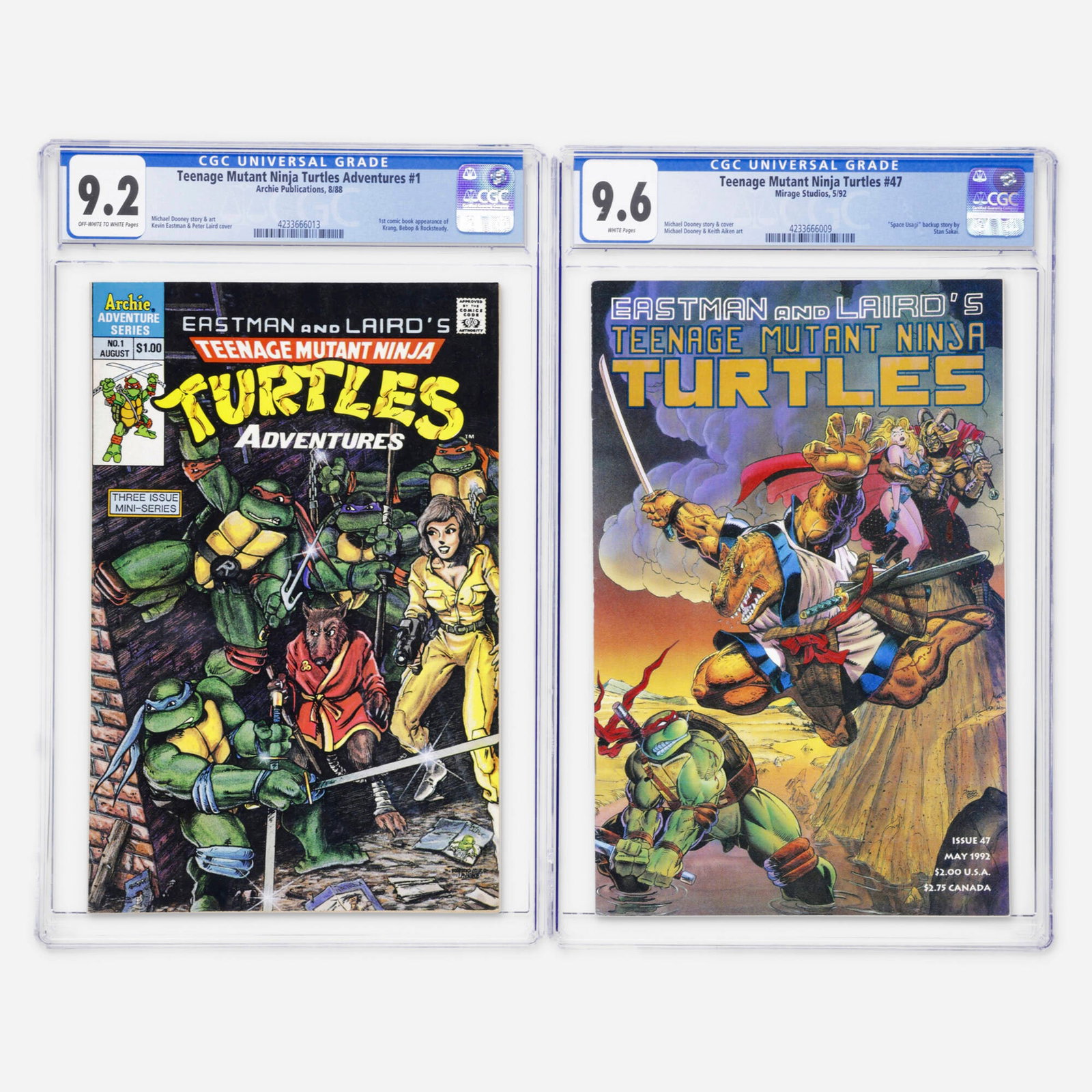 Archie Pub Mirage Studios TMNT #47 Teenage Mutant Ninja Turtles Adventures #1 (1 of 2)