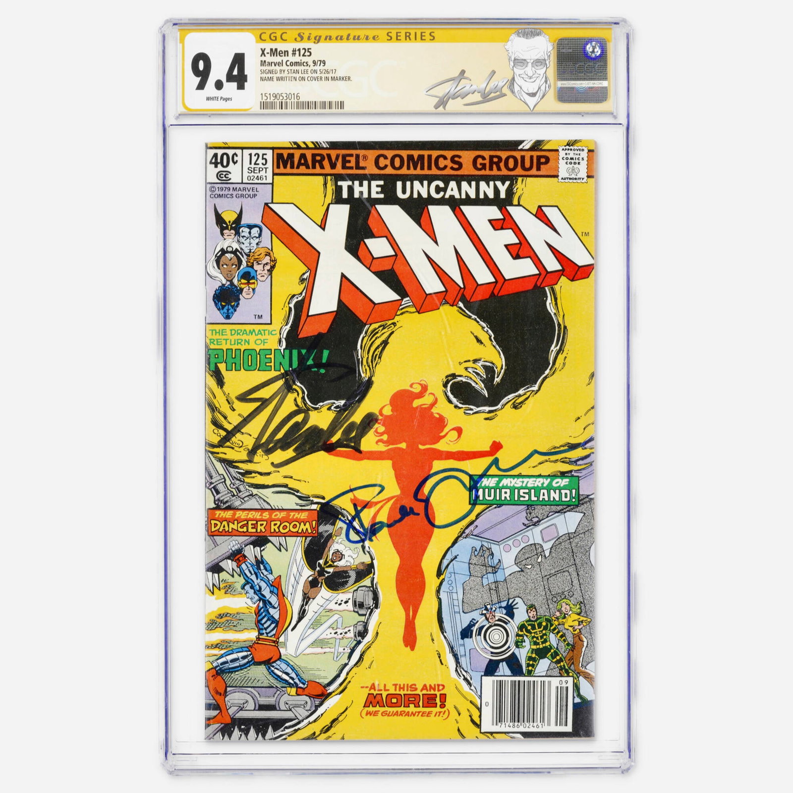 Marvel Comics X-Men #125 CGC 9.4 Signature Series Stan Lee (1 of 2)