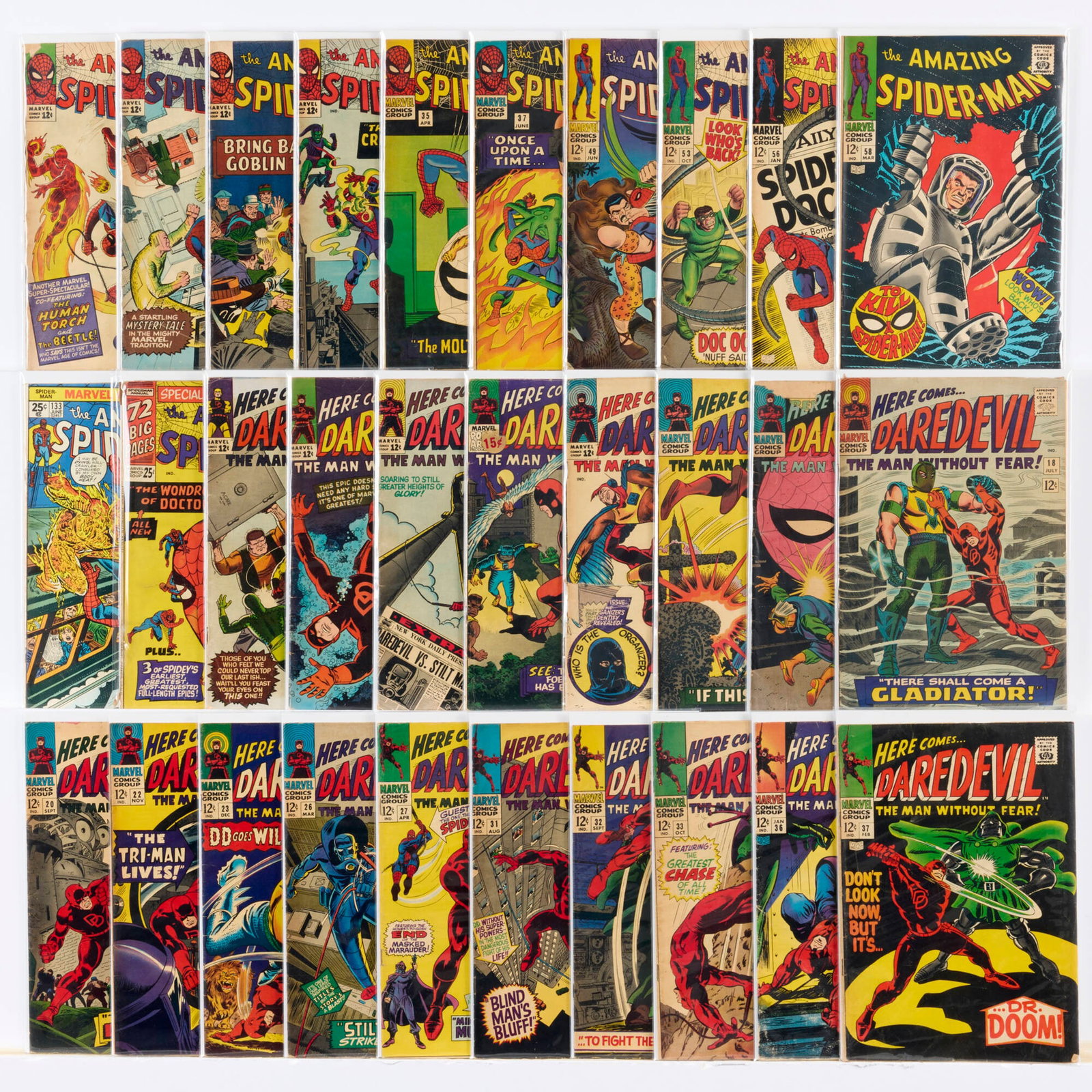 30 Marvel Comics Amazing Spider-Man and Daredevil Group (1 of 1)