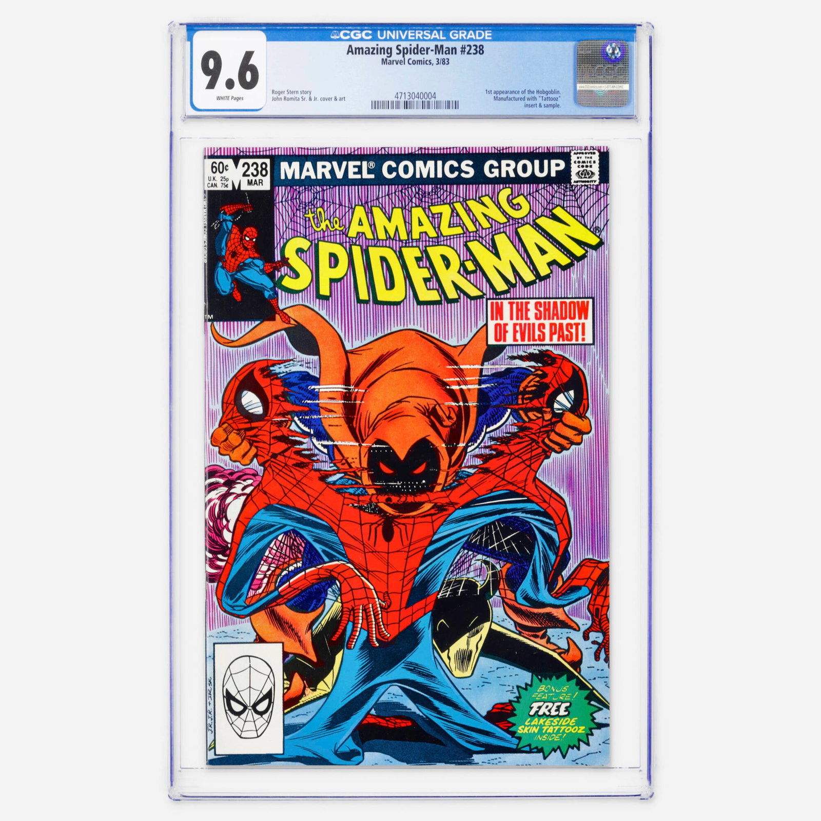 Marvel Comics Amazing Spider-Man #238 CGC 9.6 (1 of 2)