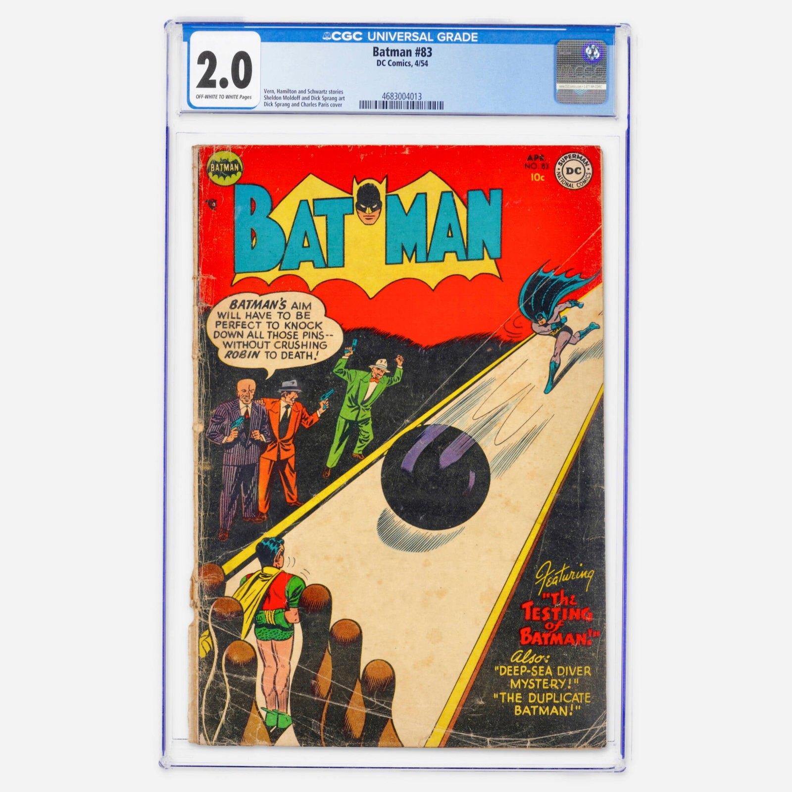 DC Comics Batman #83 CGC 2.0 (1 of 2)