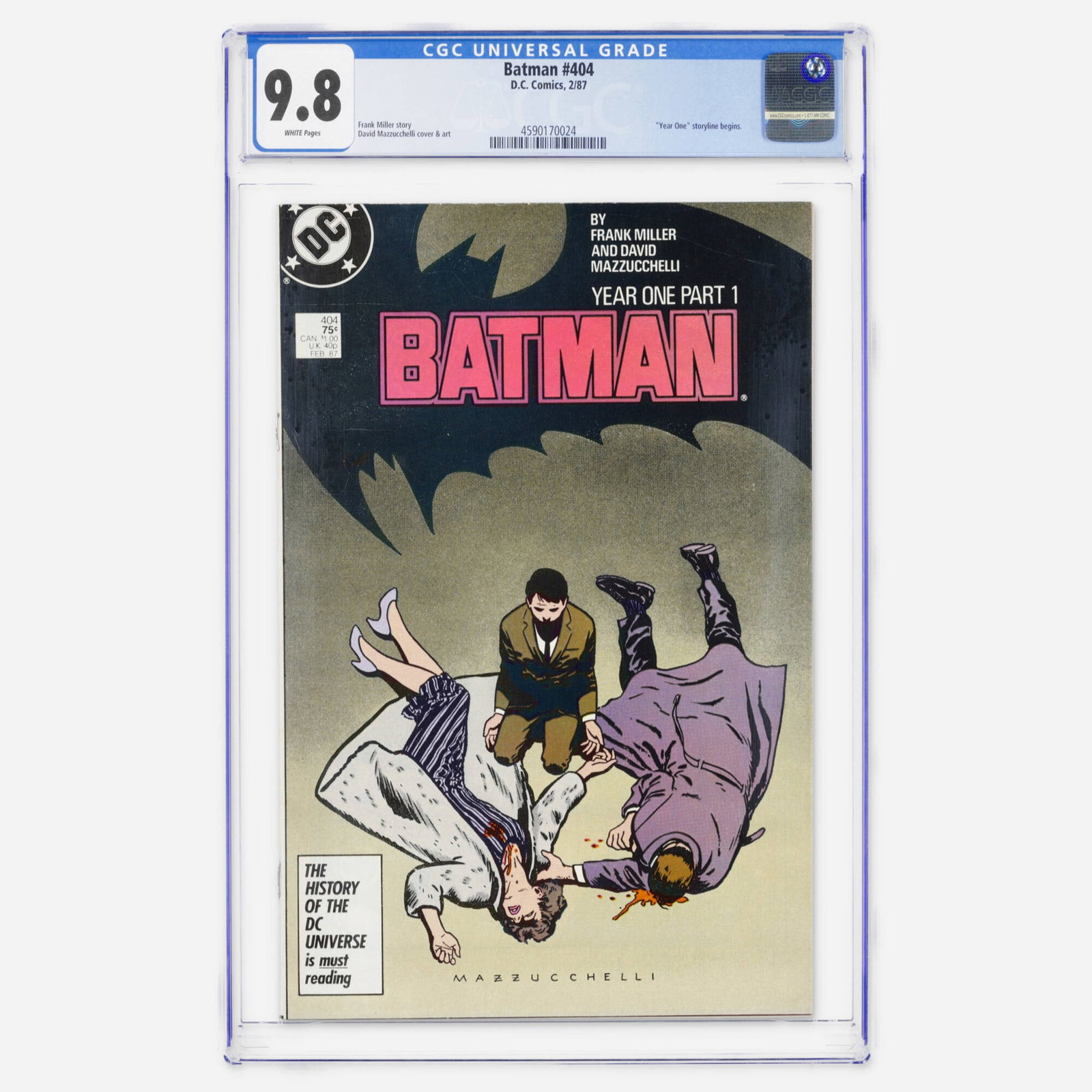 DC Comics Batman #404 CGC 9.8 (1 of 2)