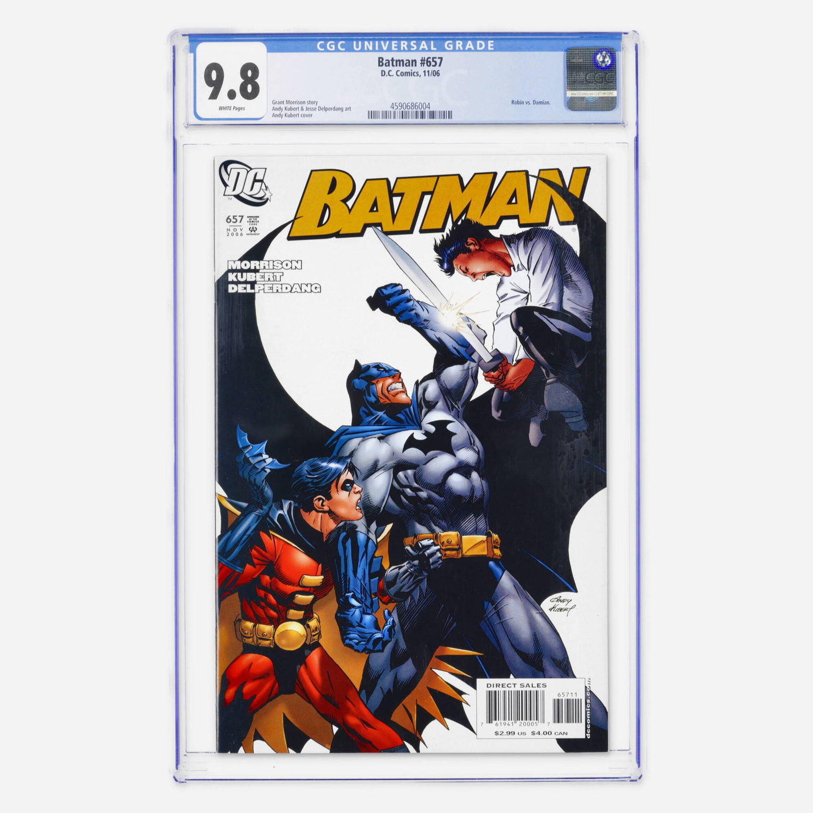 DC Comics Batman #657 CGC 9.8 (1 of 2)