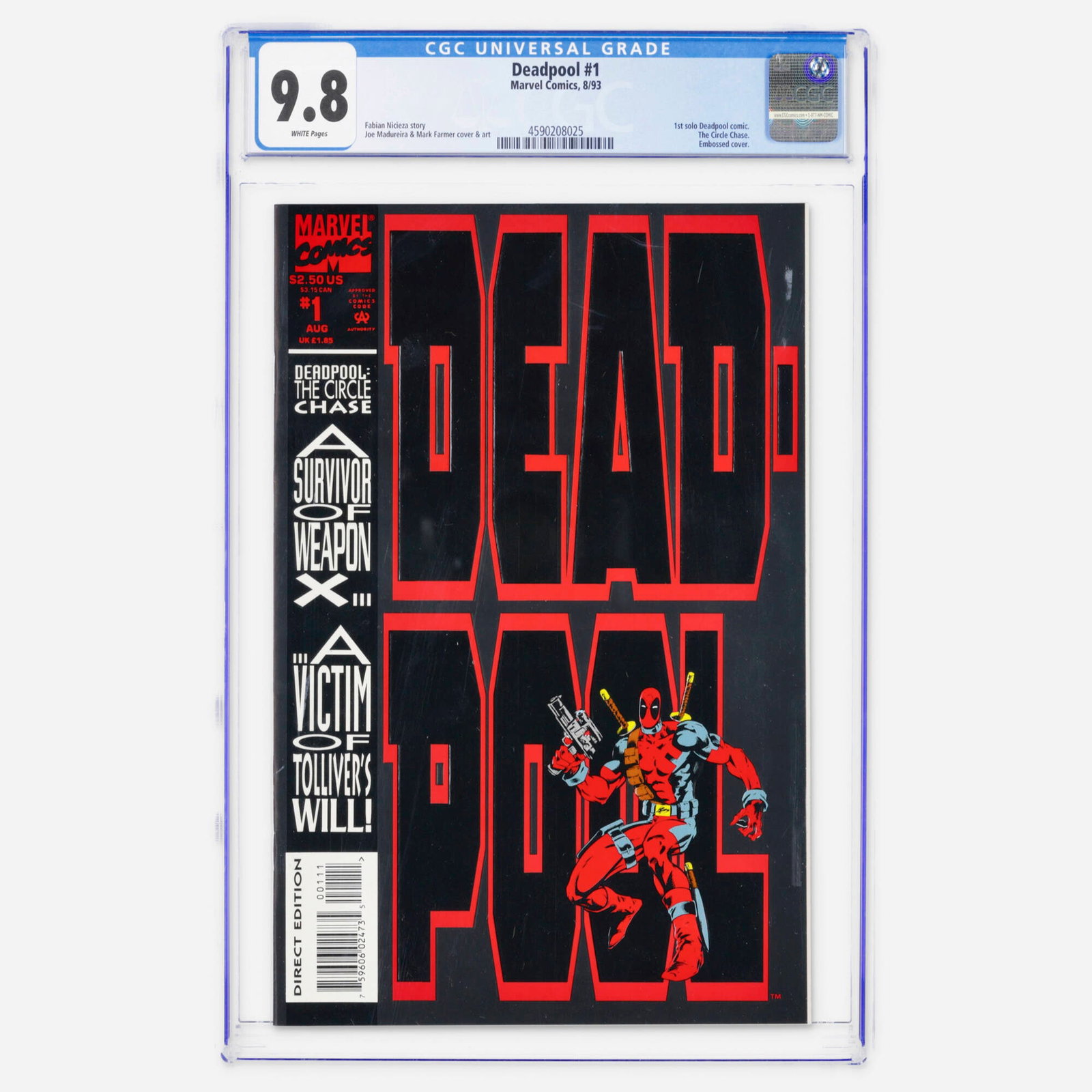 Marvel Comics Deadpool #1 CGC 9.8 (1 of 2)