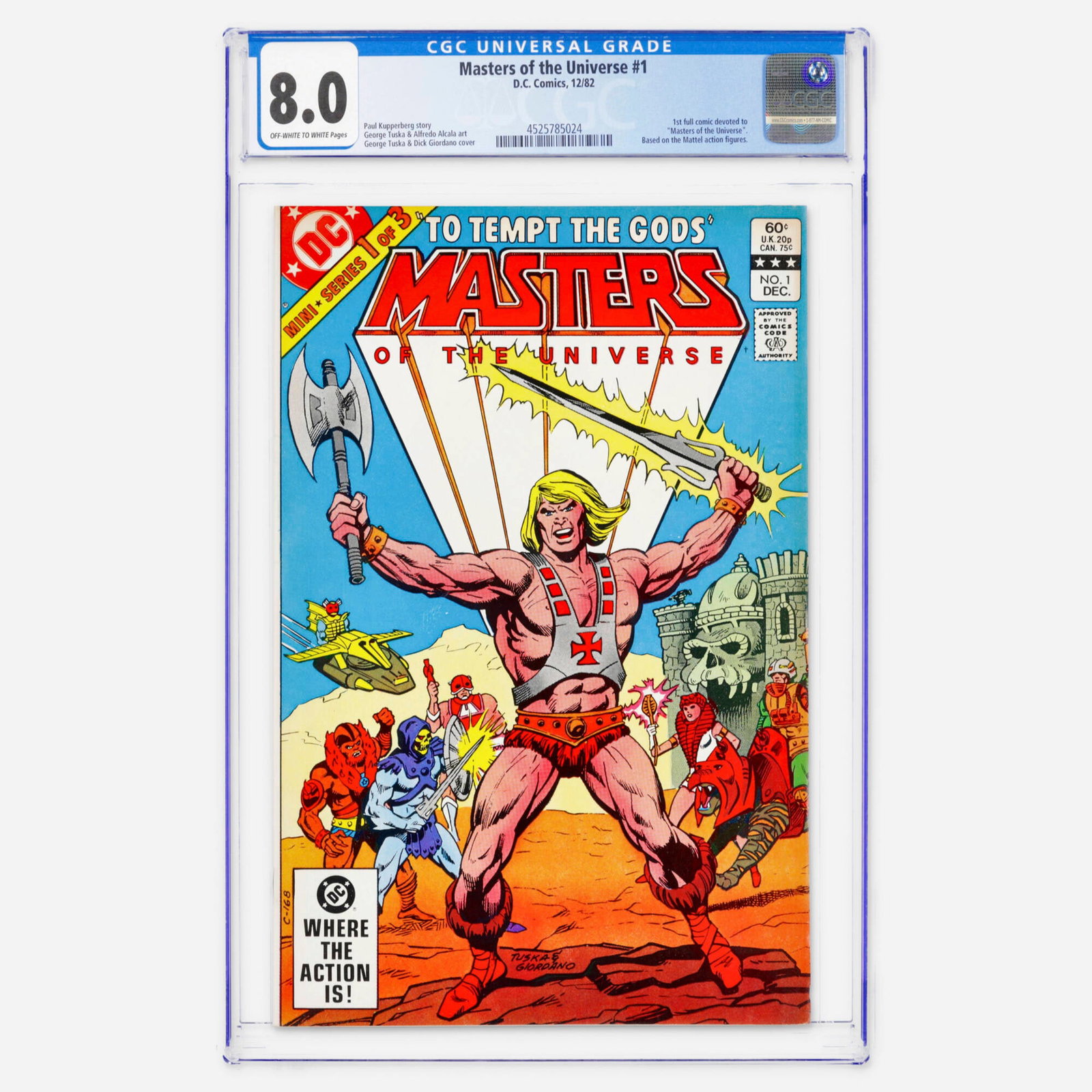 DC Comics Masters of the Universe #1 CGC 8.0 (1 of 2)