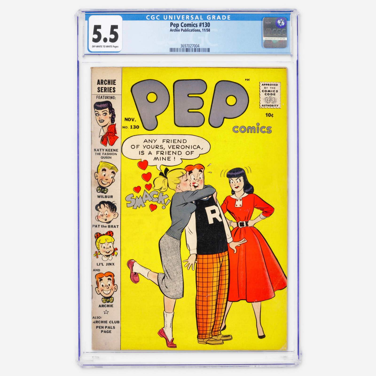 Archie Publications Pep Comics #130 CGC 5.5 (1 of 2)