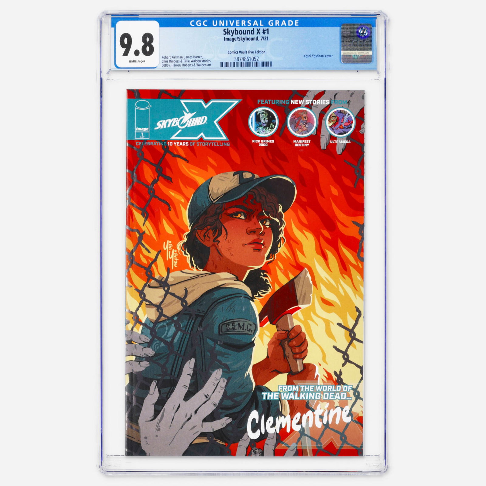 Image/Skybound Skybound X #1 CGC 9.8 Comics Vault Live Edition A (1 of 2)