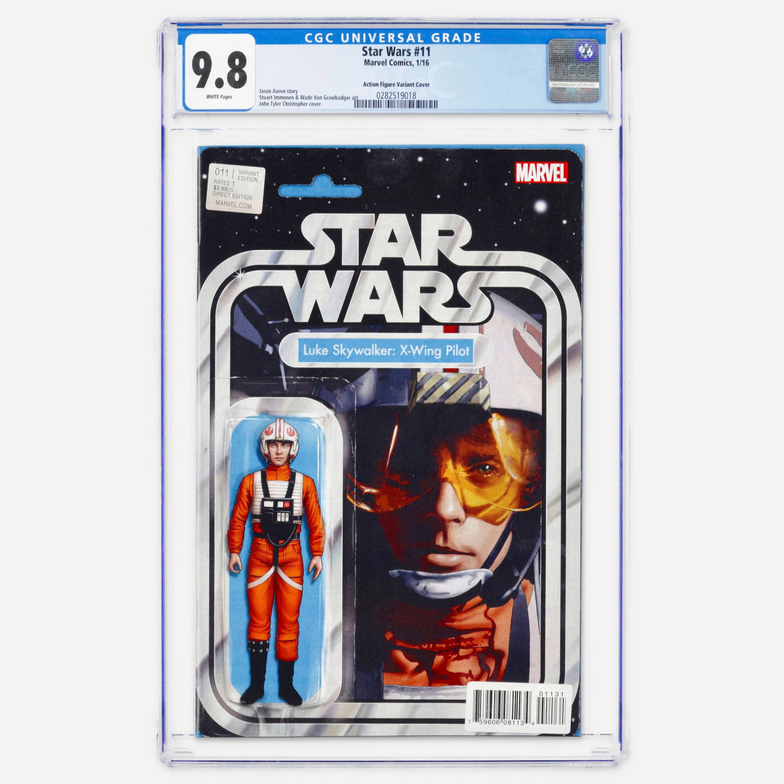 Marvel Comics Star Wars #11 CGC 9.8 Action Figure Variant Cover (1 of 2)