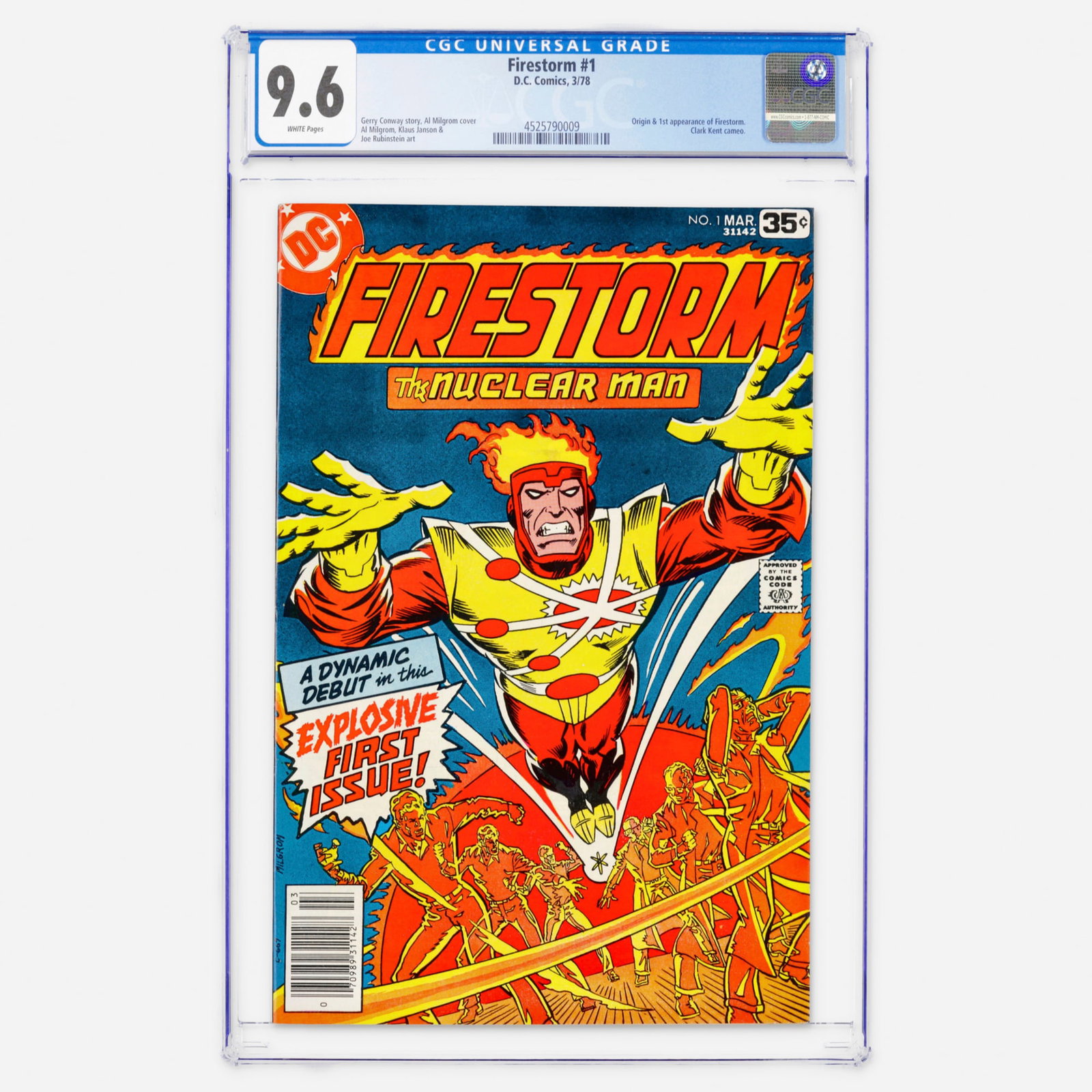 DC Comics Firestorm #1 CGC 9.6 (1 of 2)