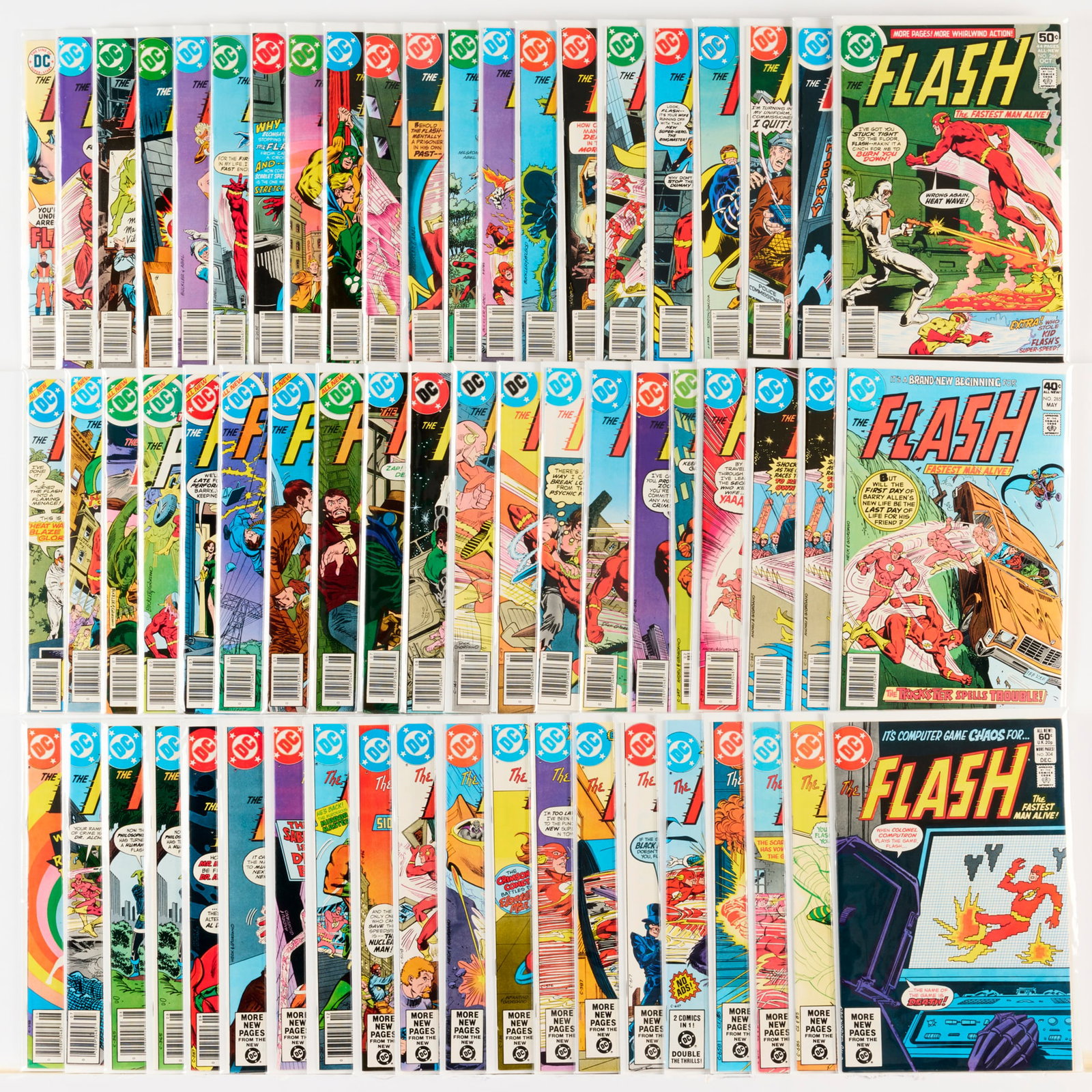 61 DC Comics Flash #246-304 Group (1 of 2)