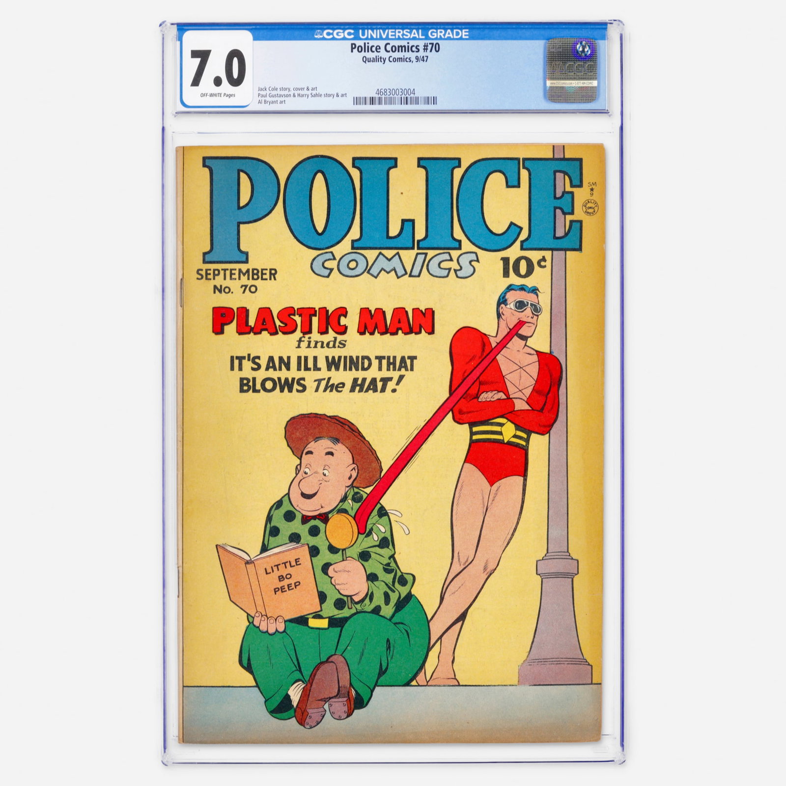 Quality Comics Police Comics #70 CGC 7.0 (1 of 2)