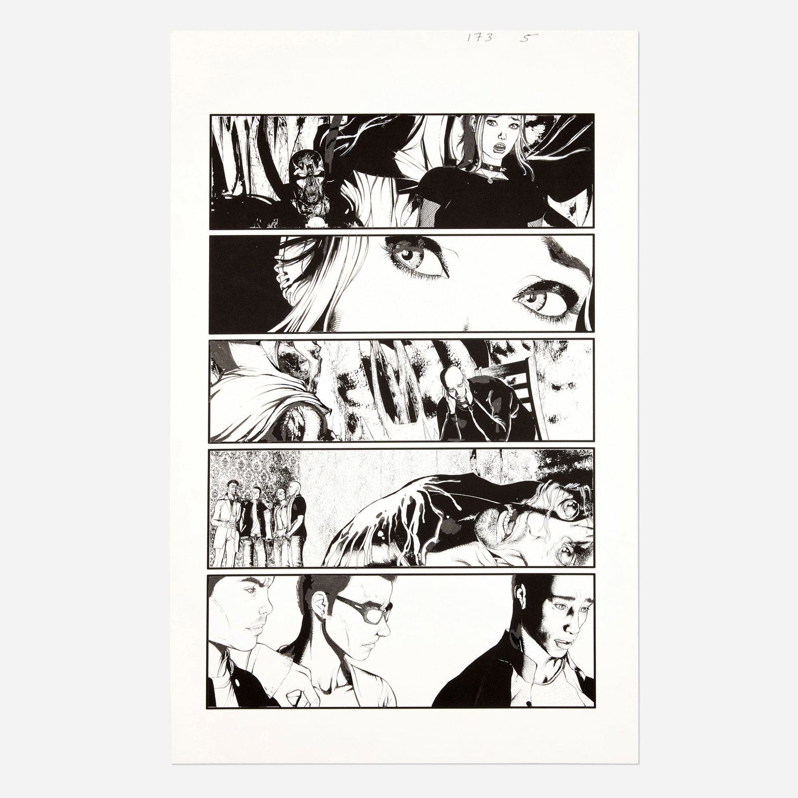 Brian Haberlin, Spawn #173 Story Page 5 Original Art (Image Comics, 2008) (1 of 2)