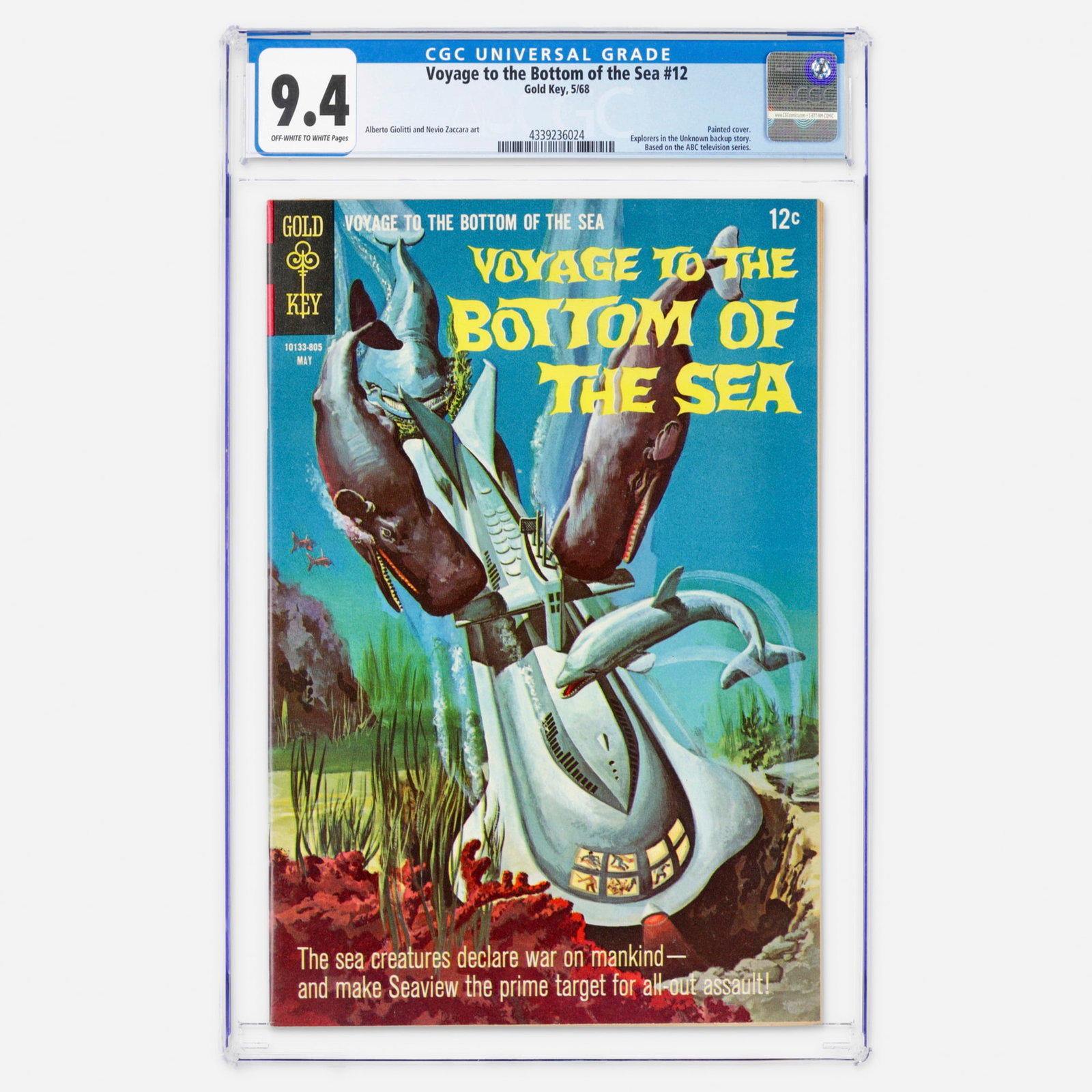 Gold Key Voyage to the Bottom of the Sea #12 CGC 9.4 (1 of 2)