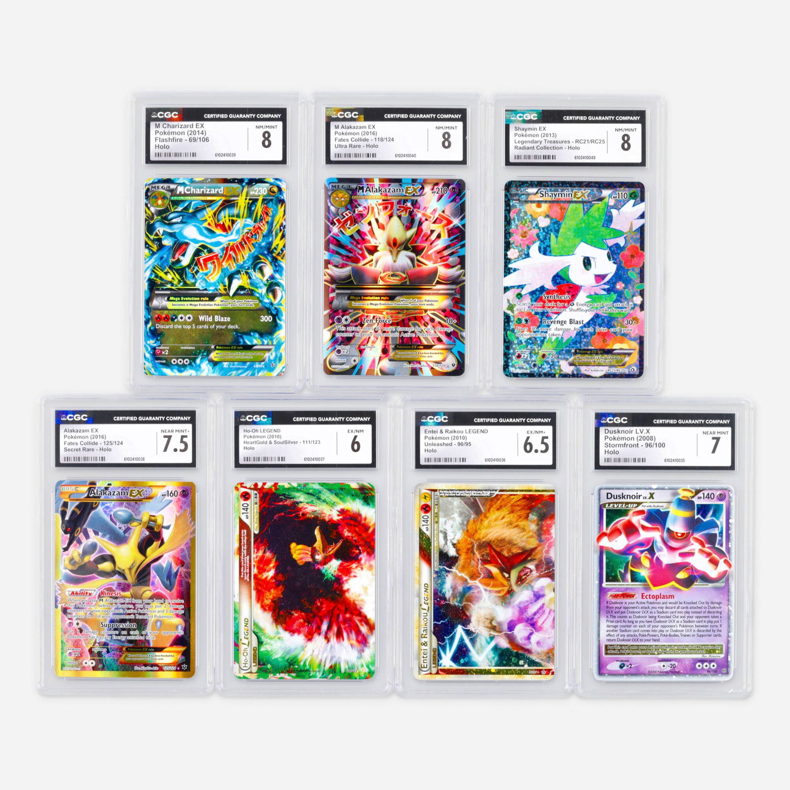 Seven 2008-2016 Pokemon Holo CGC Trading Card Group (1 of 2)