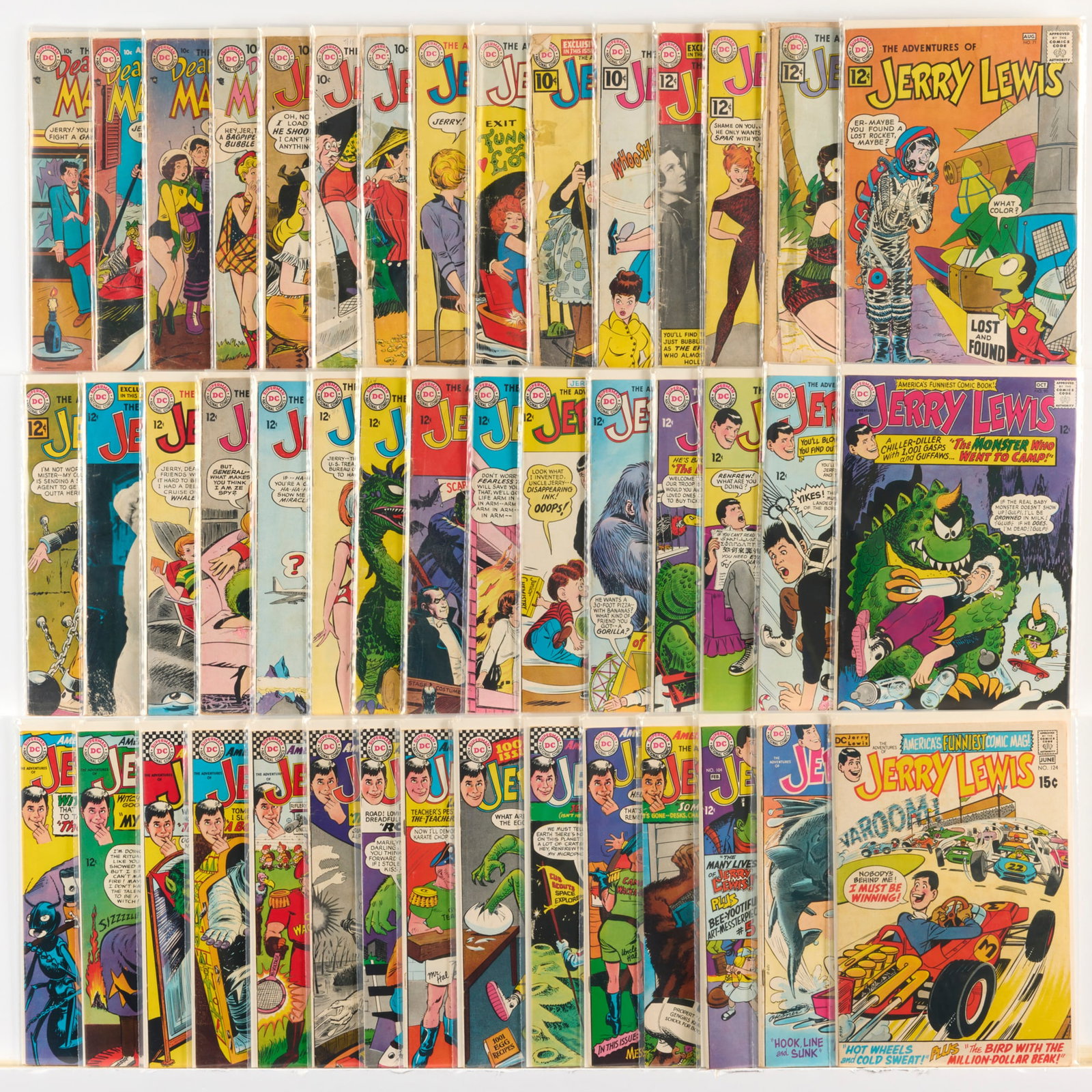 45 DC Comics Adventures of Dean Martin and Jerry Lewis and Adventures of Jerry Lewis #21-#124 Group: 45 DC Comics Adventures of Dean Martin and Jerry Lewis and Adventures of Jerry Lewis #21-#124 Group USA, 20th Century Group includes: DC Comics Adventures of Dean Martin and Jerry Lewis #21, #