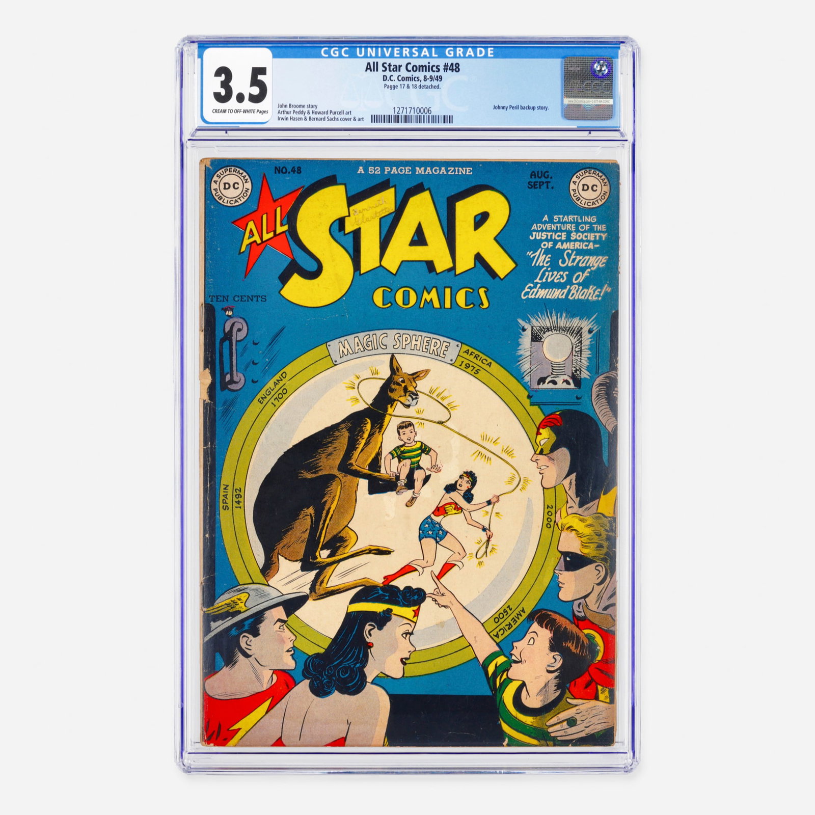 DC Comics All Star Comics #48 CGC 3.5 (1 of 2)