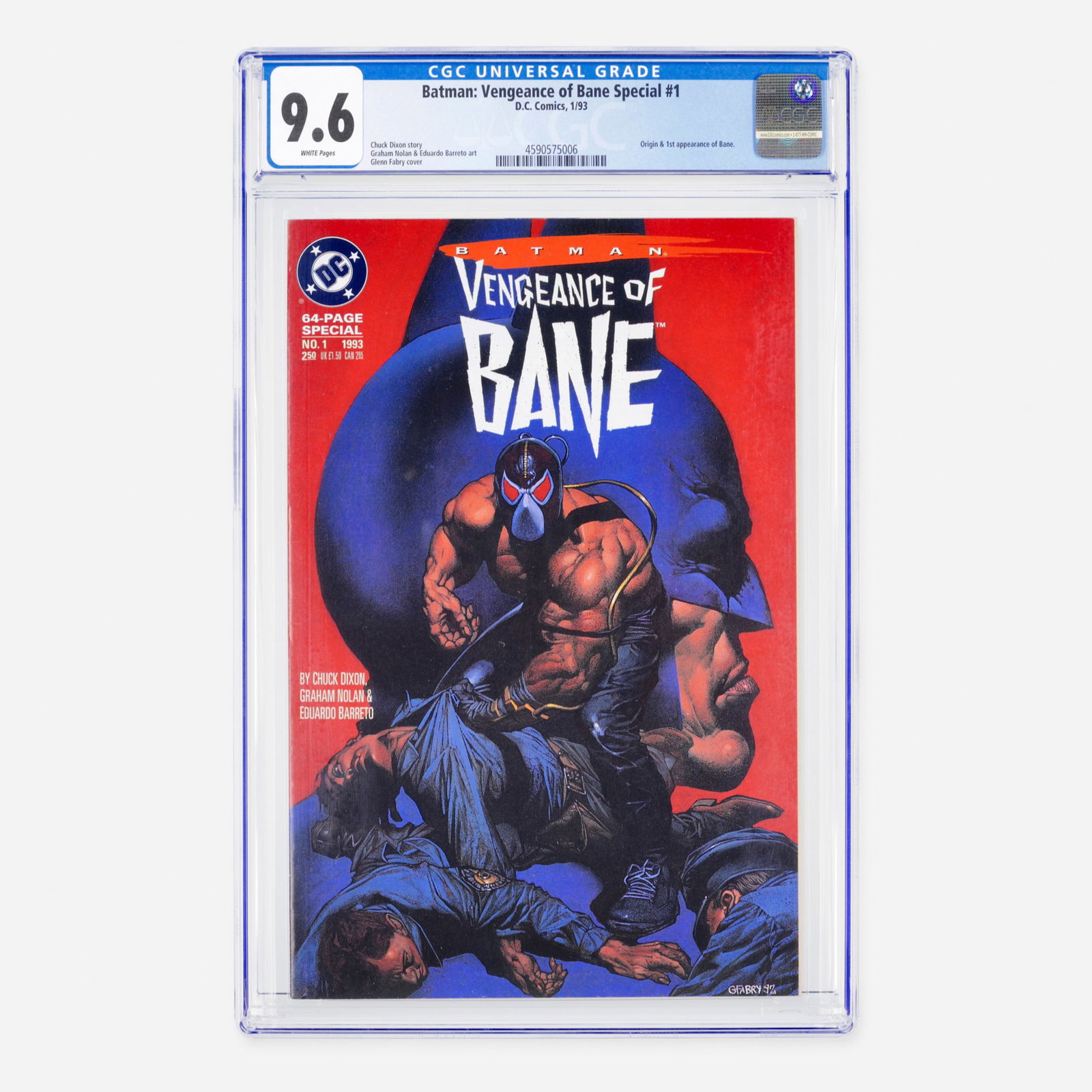 DC Comics Batman: Vengeance of Bane Special #1 CGC 9.6 (1 of 2)