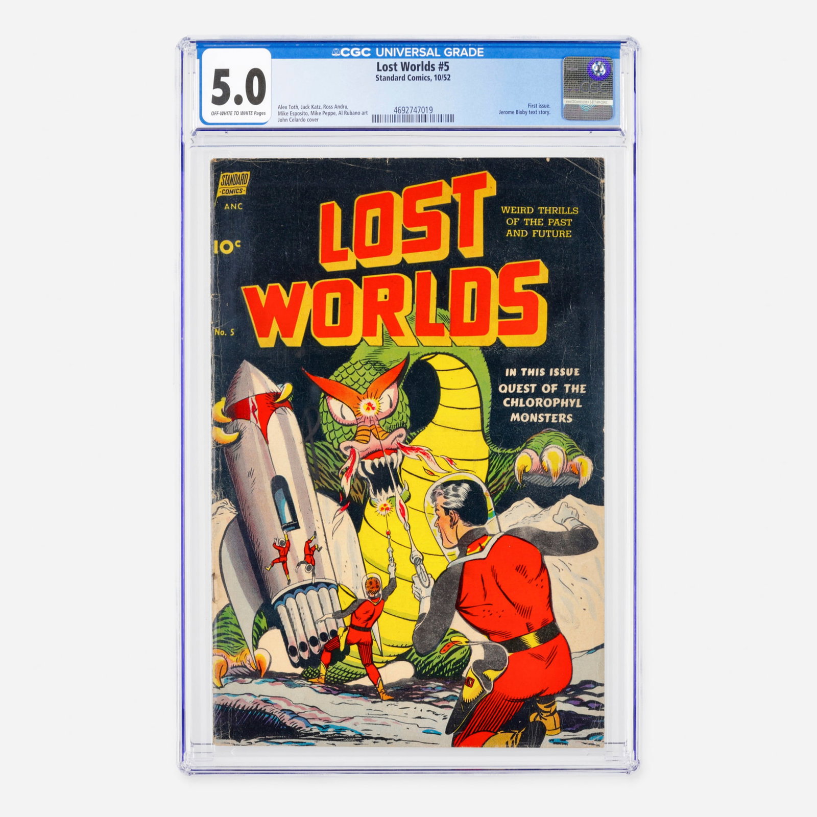 Standard Comics Lost Worlds #5 CGC 5.0 (1 of 2)