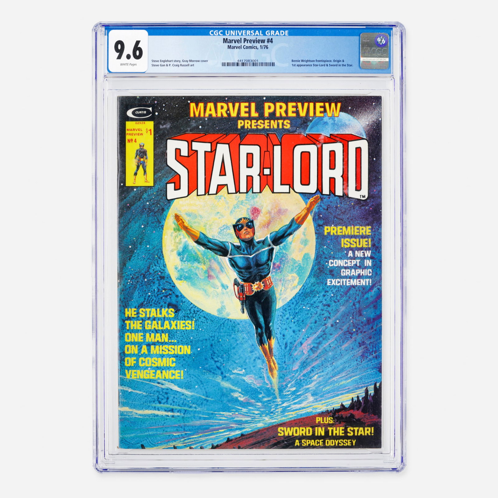 Marvel Comics Marvel Preview #4 CGC 9.6 (1 of 2)