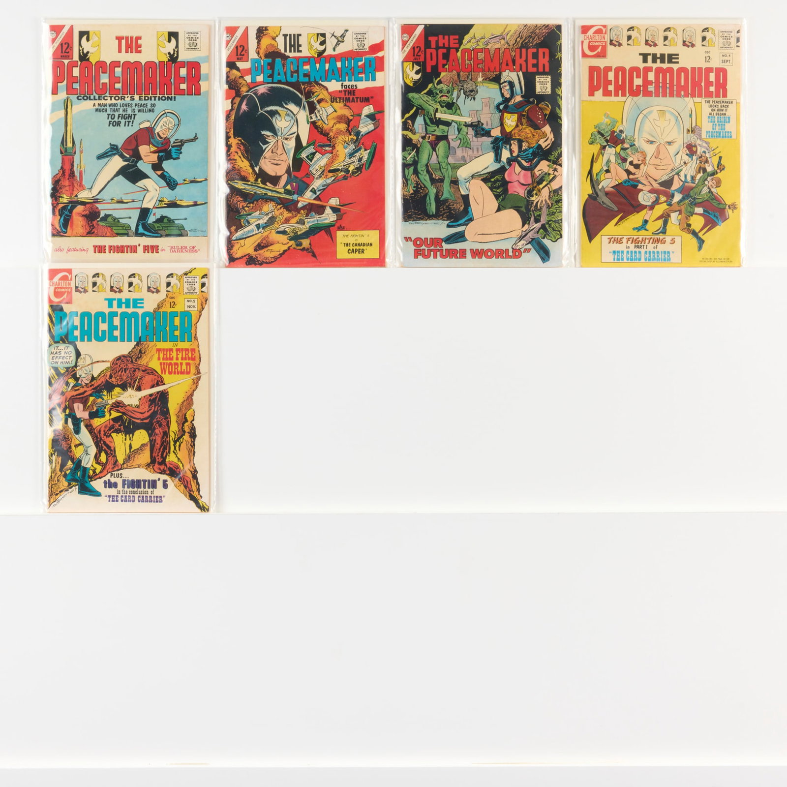 5 Charlton Comics Peacemaker #1-#5 Group (1 of 1)