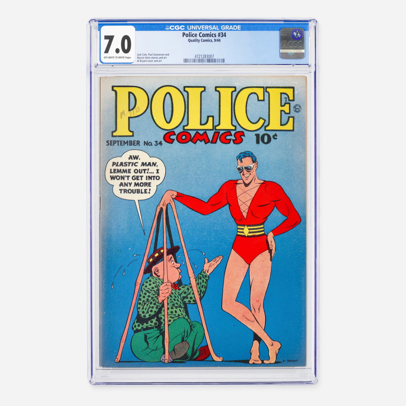 Quality Comics Police Comics #34 CGC 7.0 (1 of 2)
