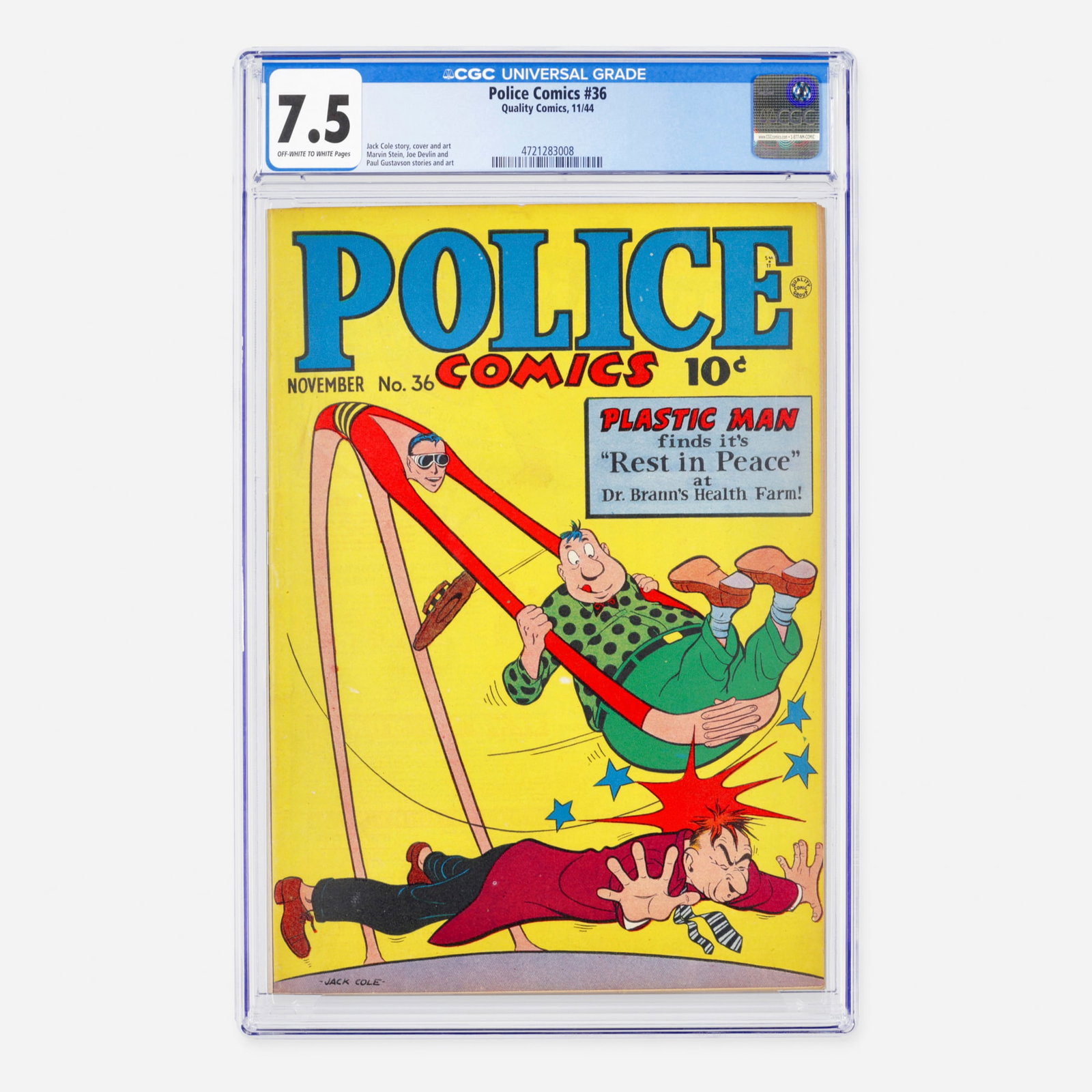 Quality Comics Police Comics #36 CGC 7.5 (1 of 2)