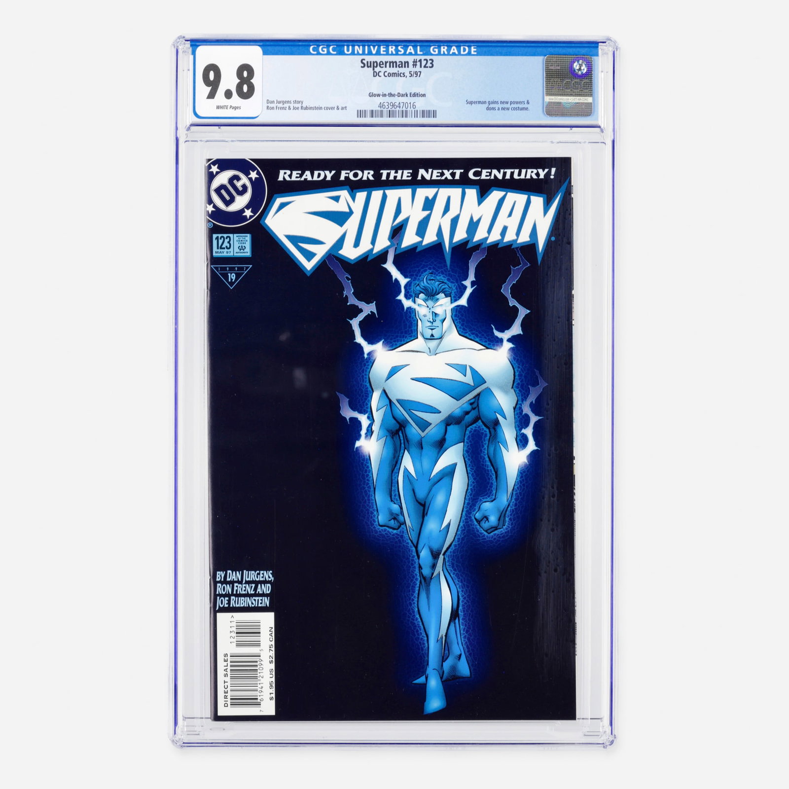 DC Comics Superman #123 CGC 9.8 Glow-in-the-Dark Edition (1 of 2)