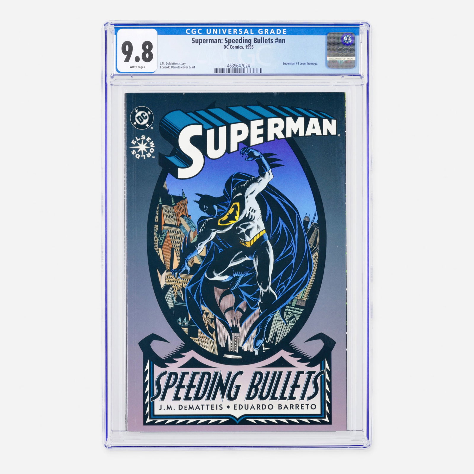 DC Comics Superman: Speeding Bullets #nn CGC 9.8 (1 of 2)