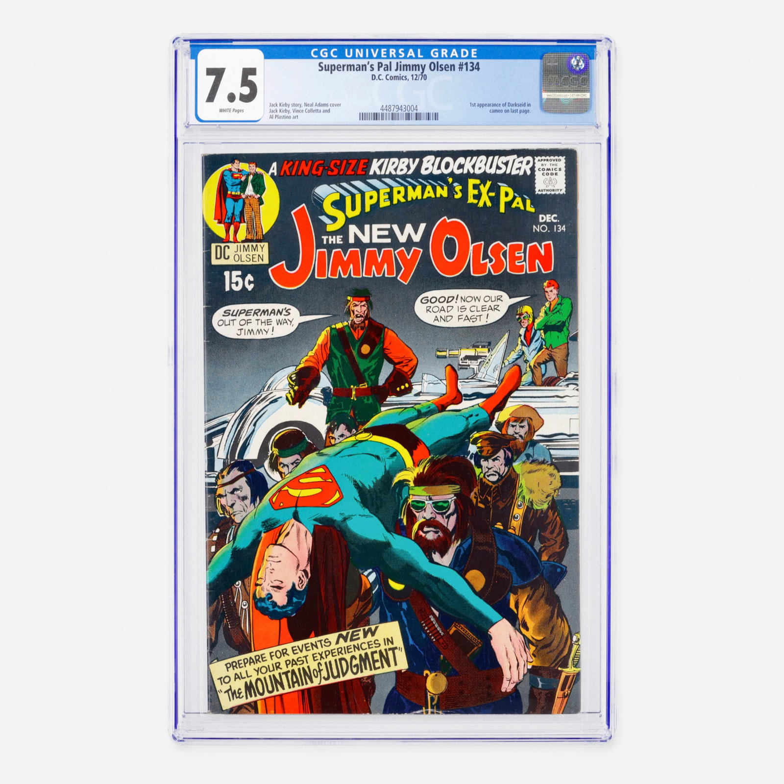 DC Comics Superman's Pal Jimmy Olsen #134 CGC 7.5 (1 of 2)