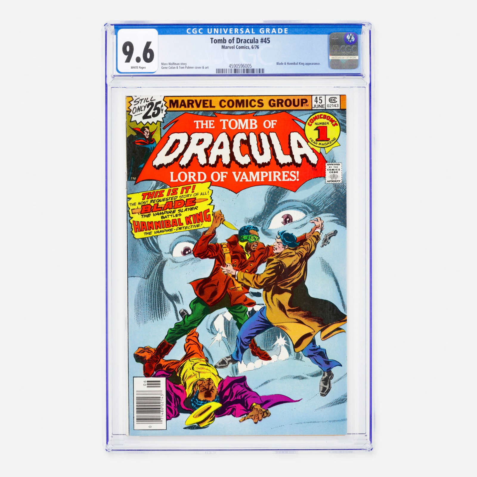 Marvel Comics Tomb of Dracula #45 CGC 9.6 (1 of 2)