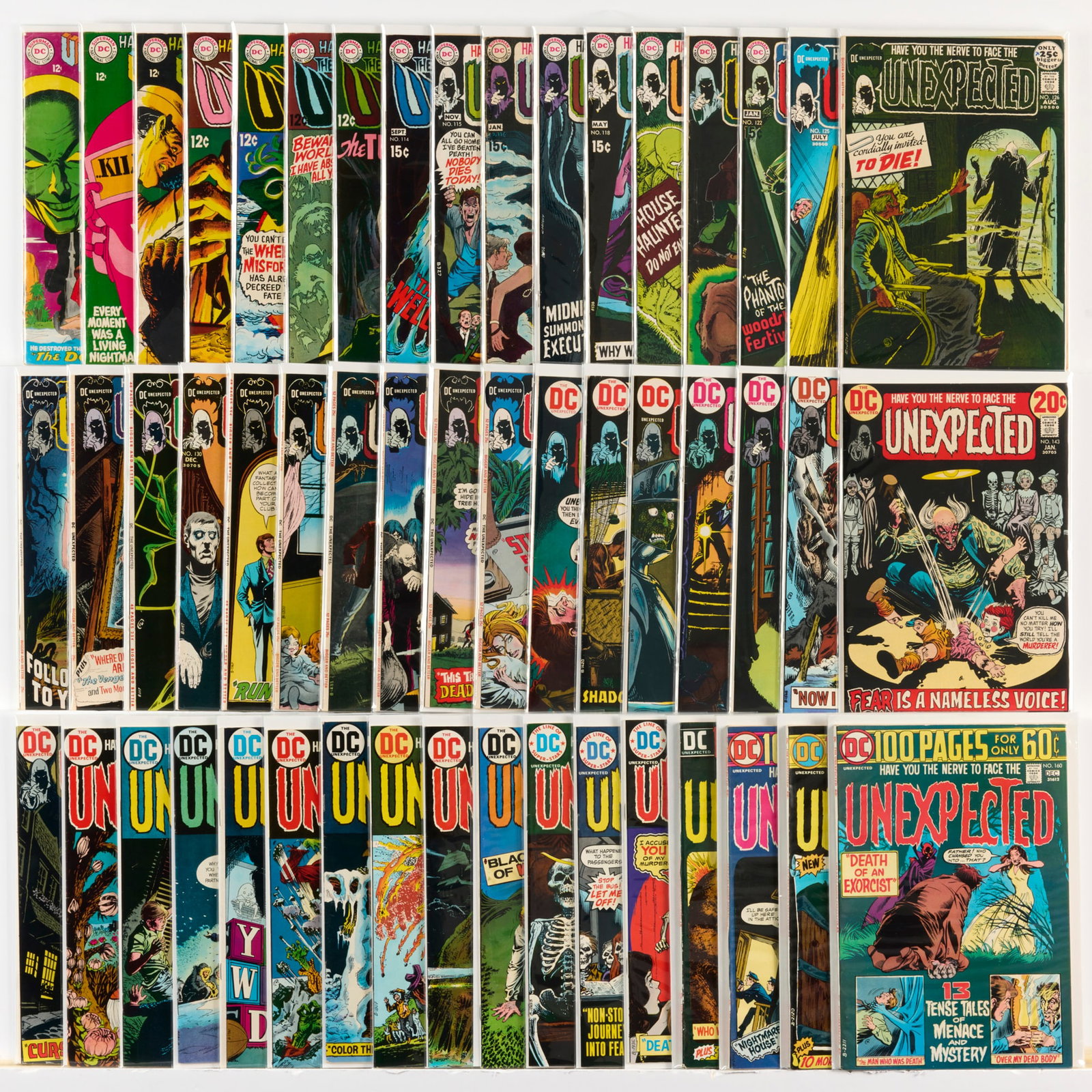 51 DC Comics Unexpected #106-#160 Group (1 of 1)