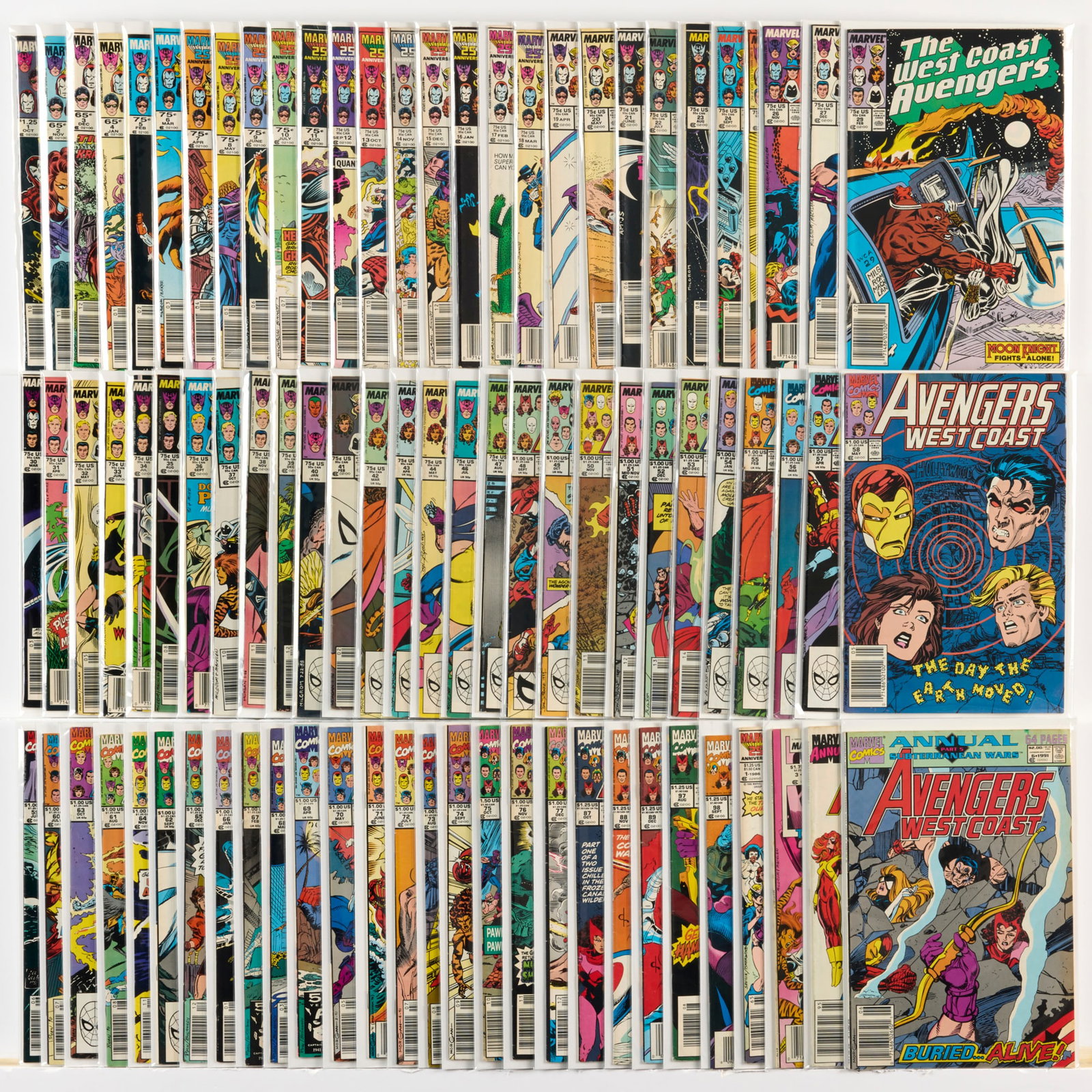 84 Marvel Comics West Coast Avengers #1-#98 Group (1 of 1)
