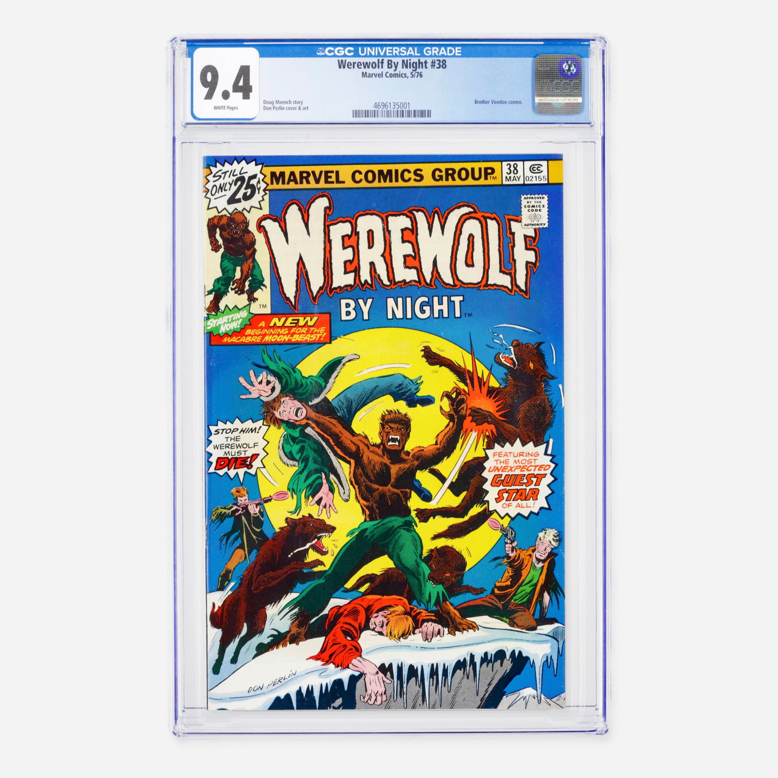 Marvel Comics Werewolf By Night #38 CGC 9.4 (1 of 2)