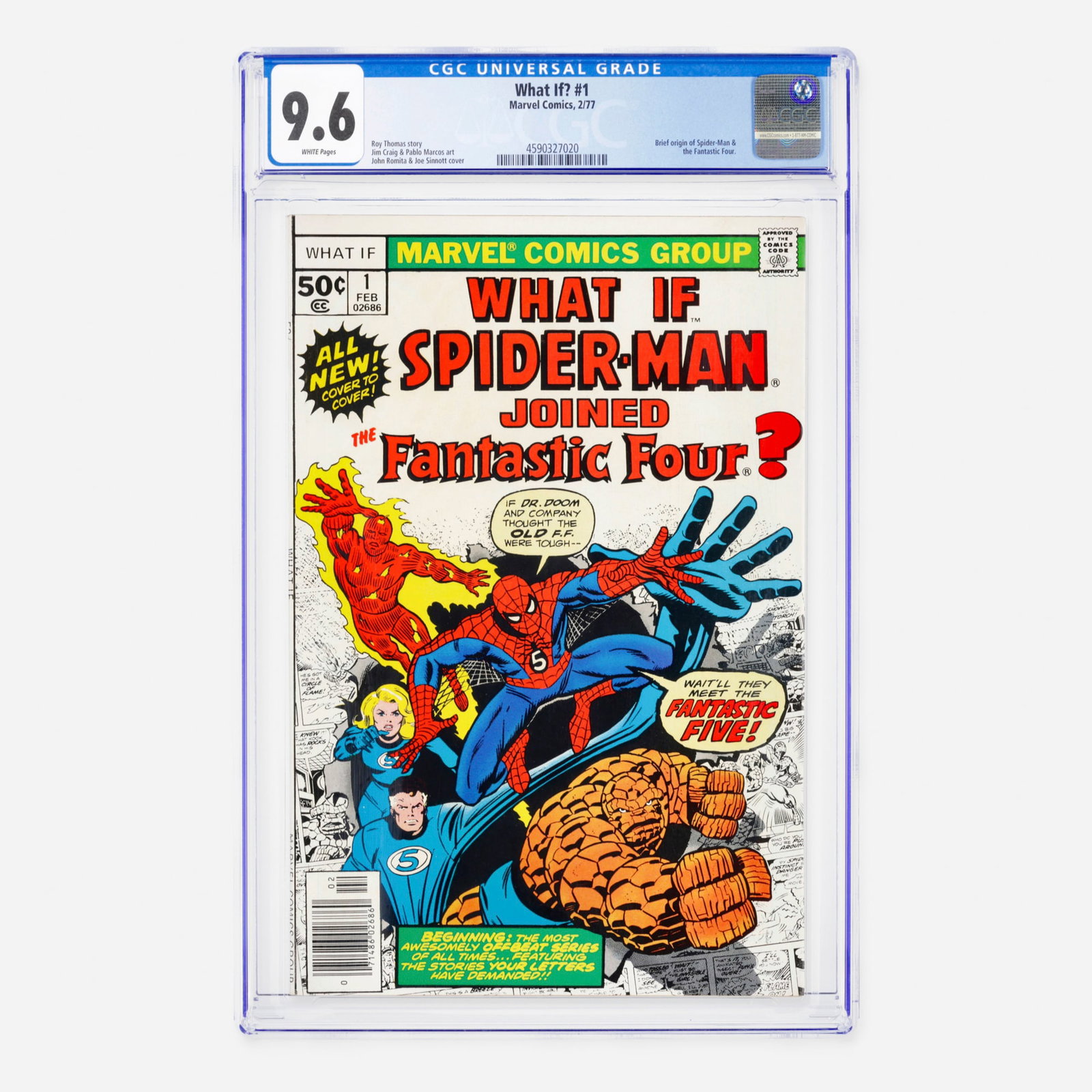 Marvel Comics What If? #1 CGC 9.6 (1 of 2)