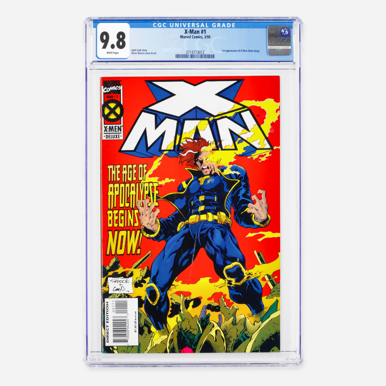 Marvel Comics X-Man #1 CGC 9.8 (1 of 2)