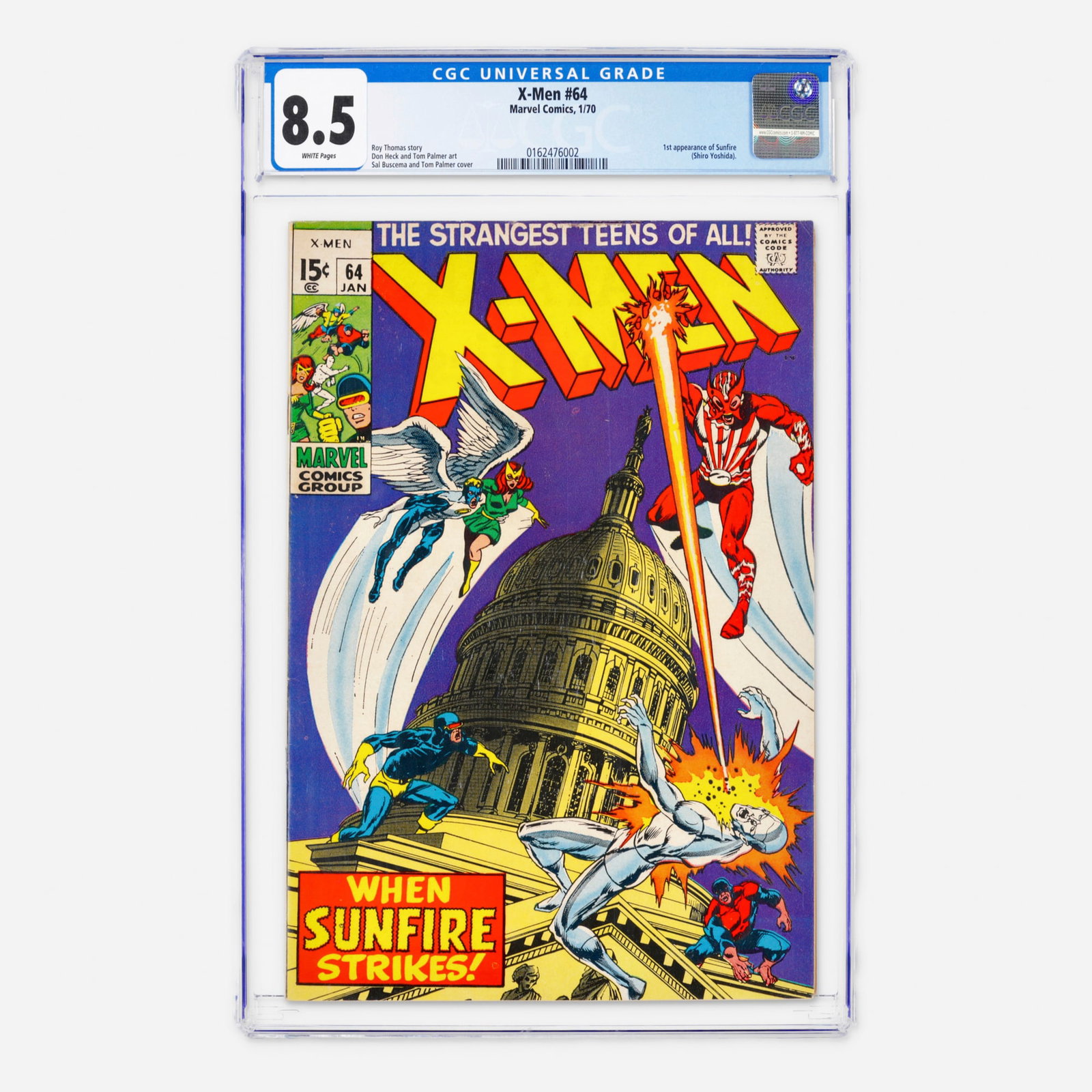 Marvel Comics X-Men #64 CGC 8.5 (1 of 2)