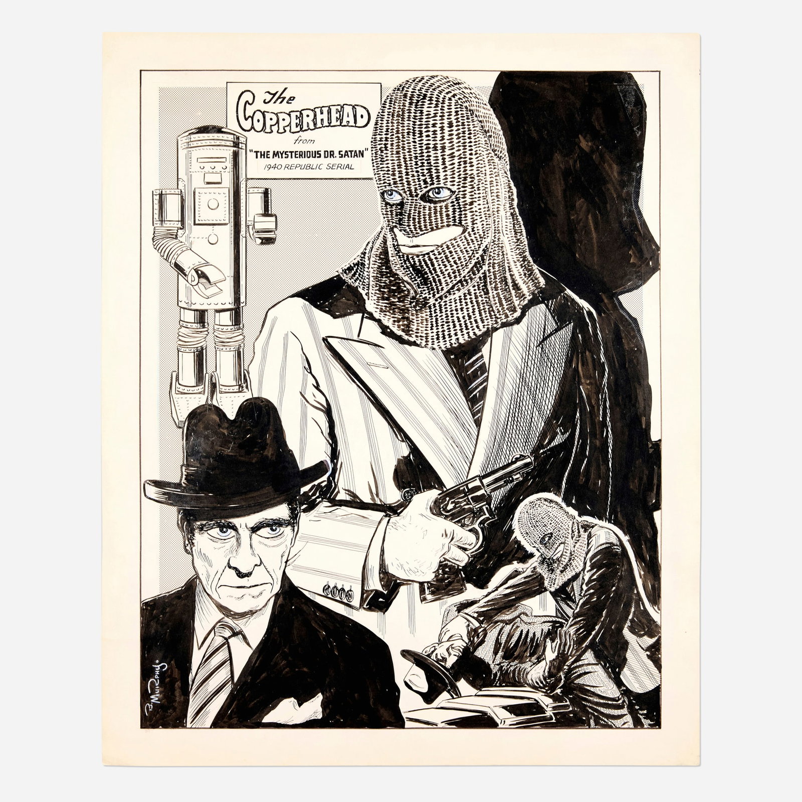 Bob Murphy, The Buyer's Guide for Comic Fandom #99 Cover Original Art (DynaPubs, 1975) (1 of 1)