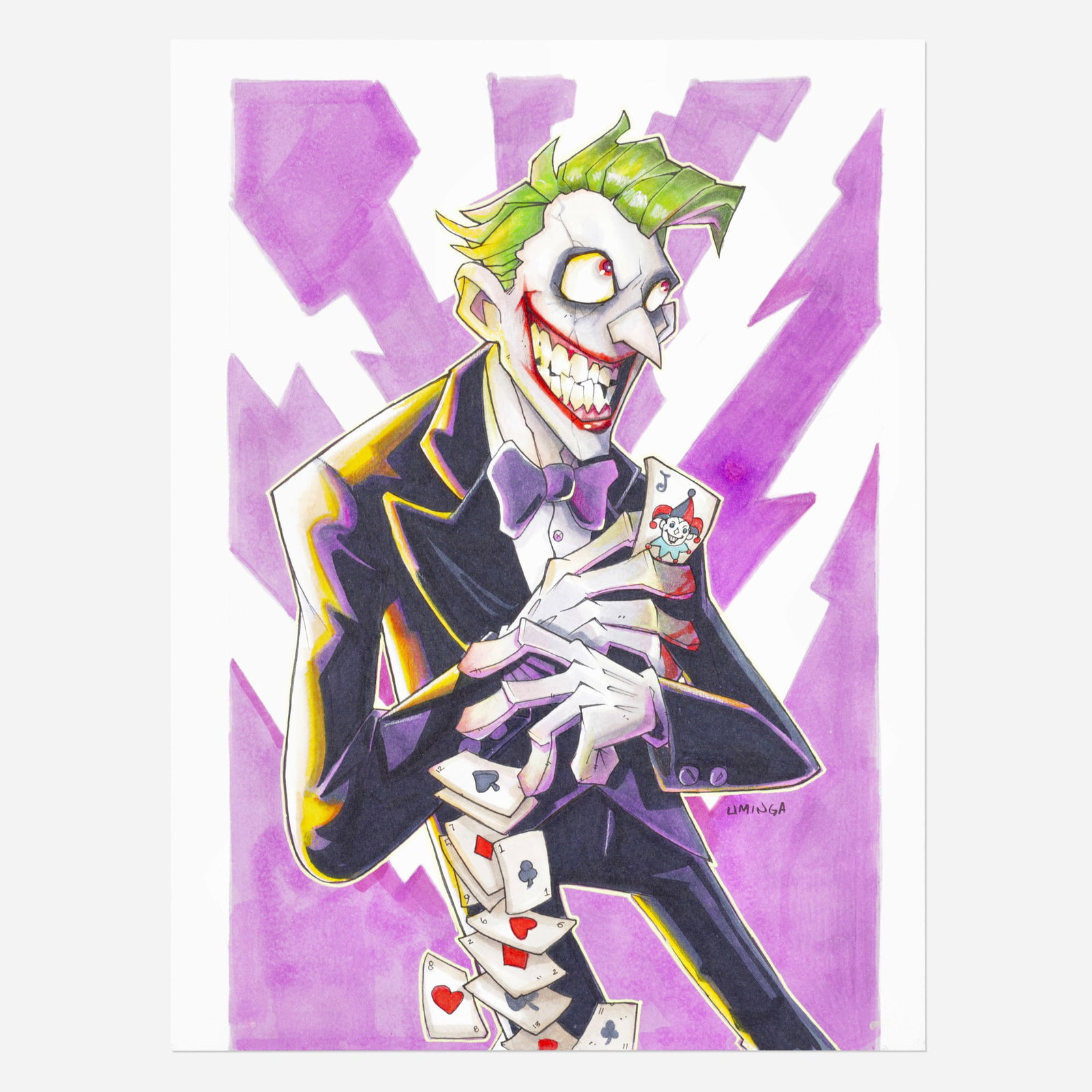 Christopher Uminga, Joker Full Color Illustration (1 of 1)