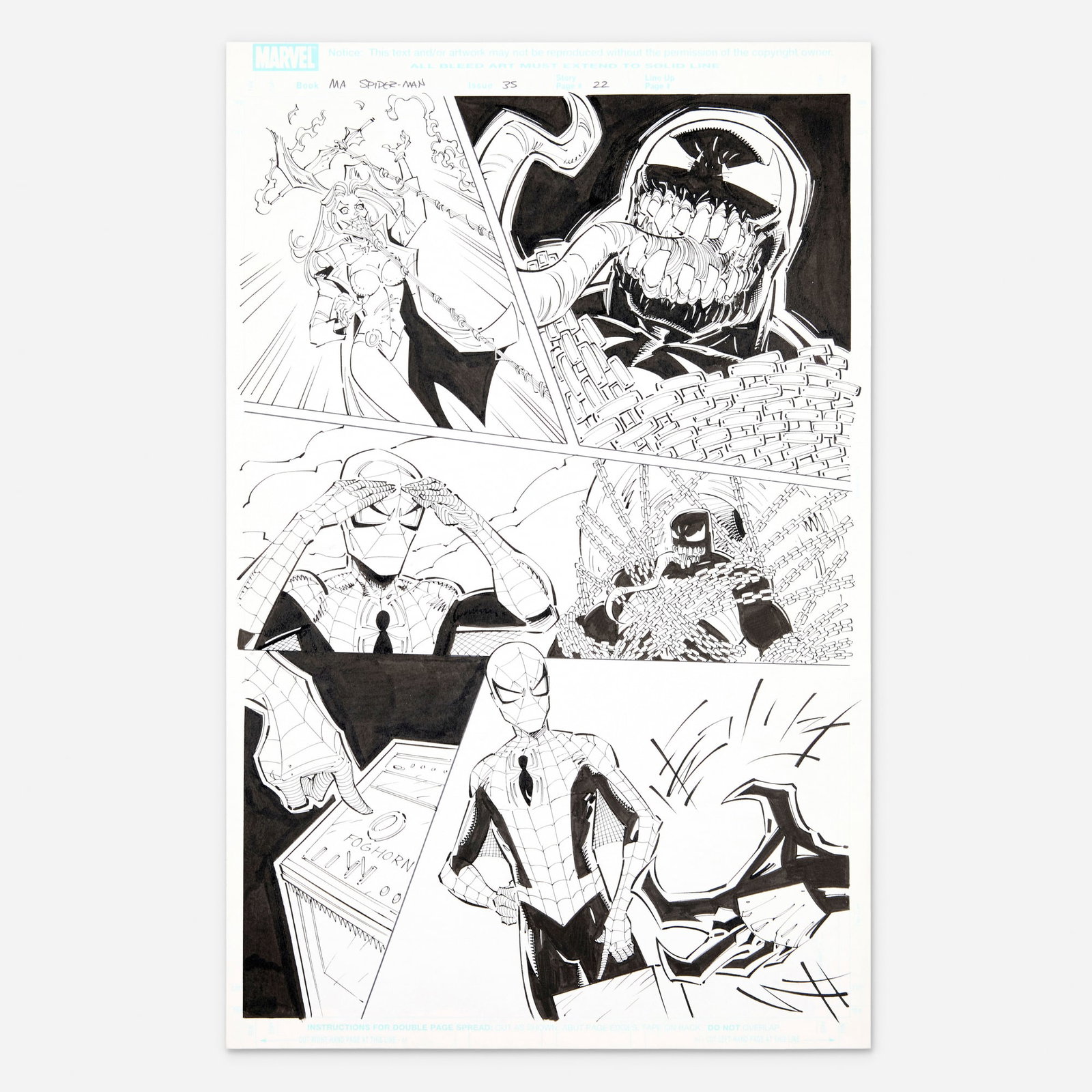 Cory Hamscher and Terry Pallot, Marvel Adventures Spider-Man #35 Story Page 22 Original Art (1 of 1)