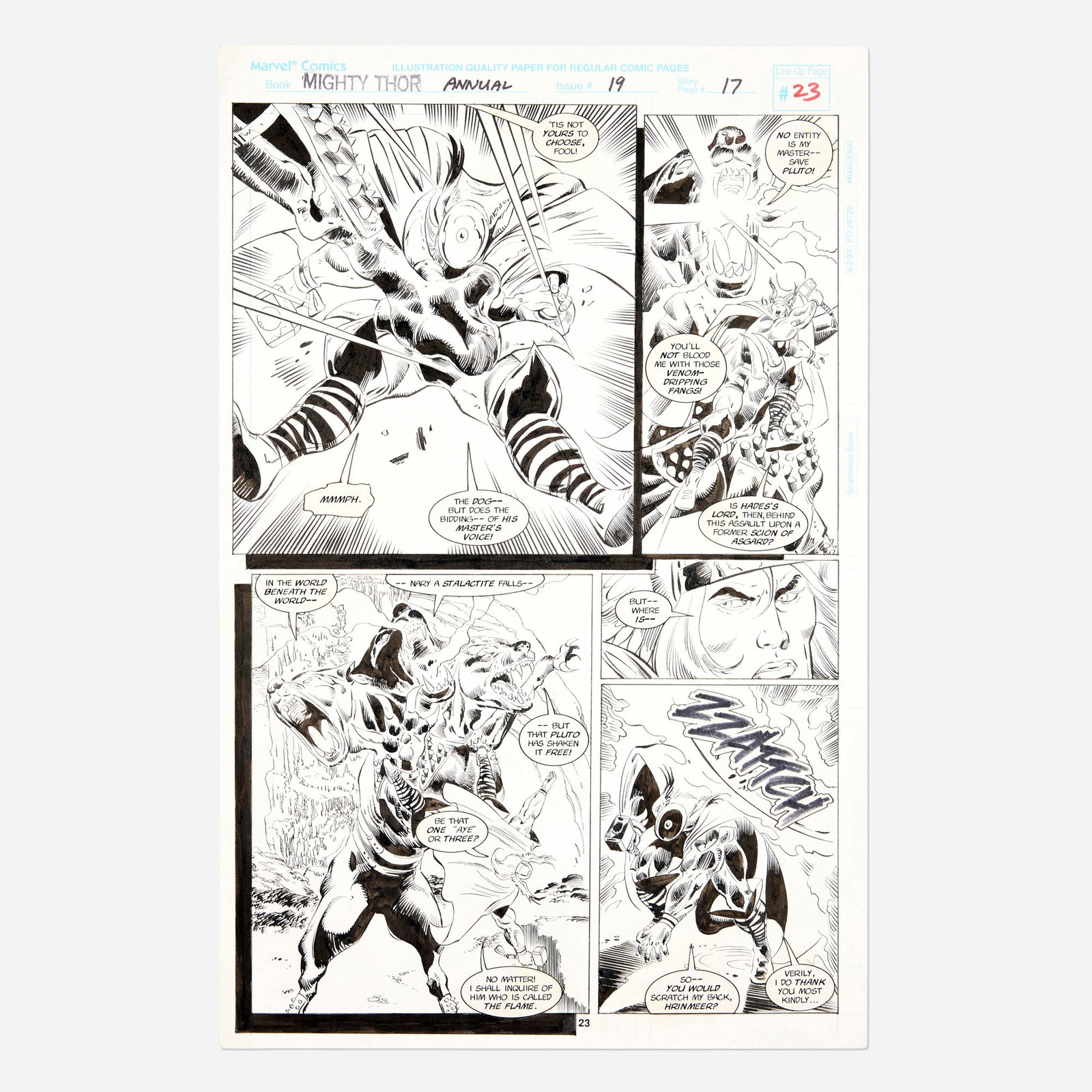 Jerry DeCaire and Romeo Tanghal, Thor Annual #18 Story Page 17 Original Art (Marvel Comics, 1994) (1 of 1)