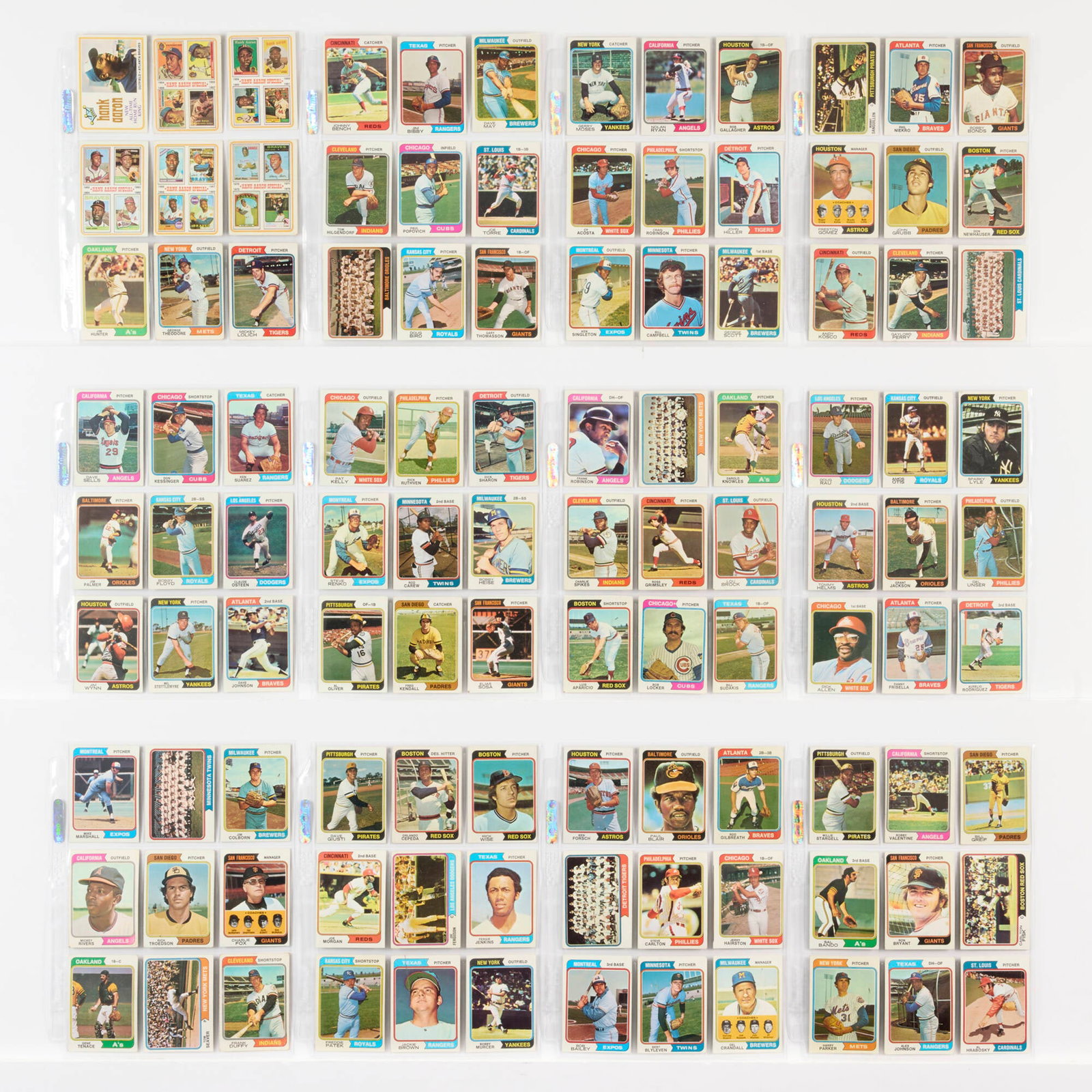 1974 Topps Baseball #1-#660 Complete Set Card Group (1 of 14)