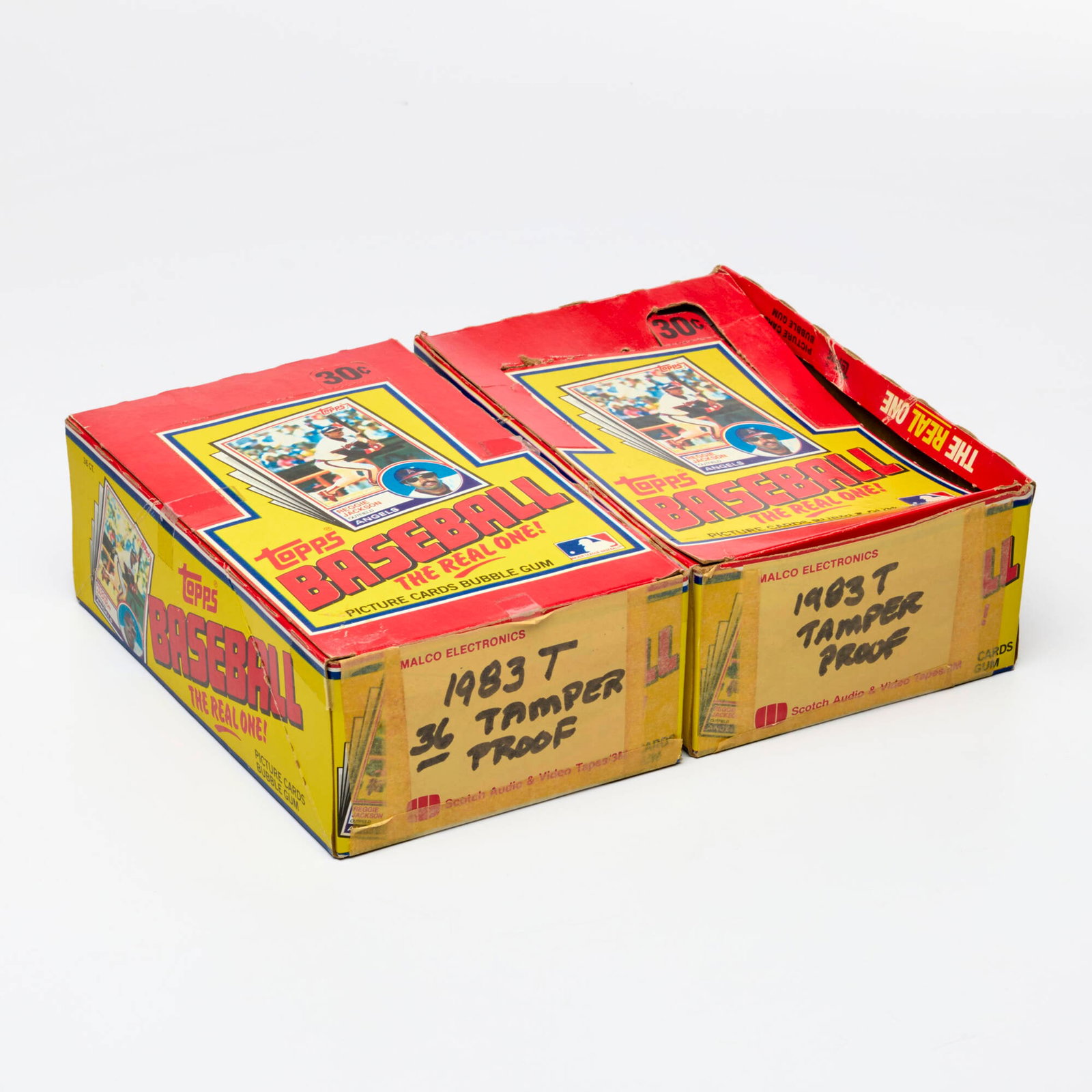 Two 1983 Topps Baseball Wax Boxes (1 of 3)