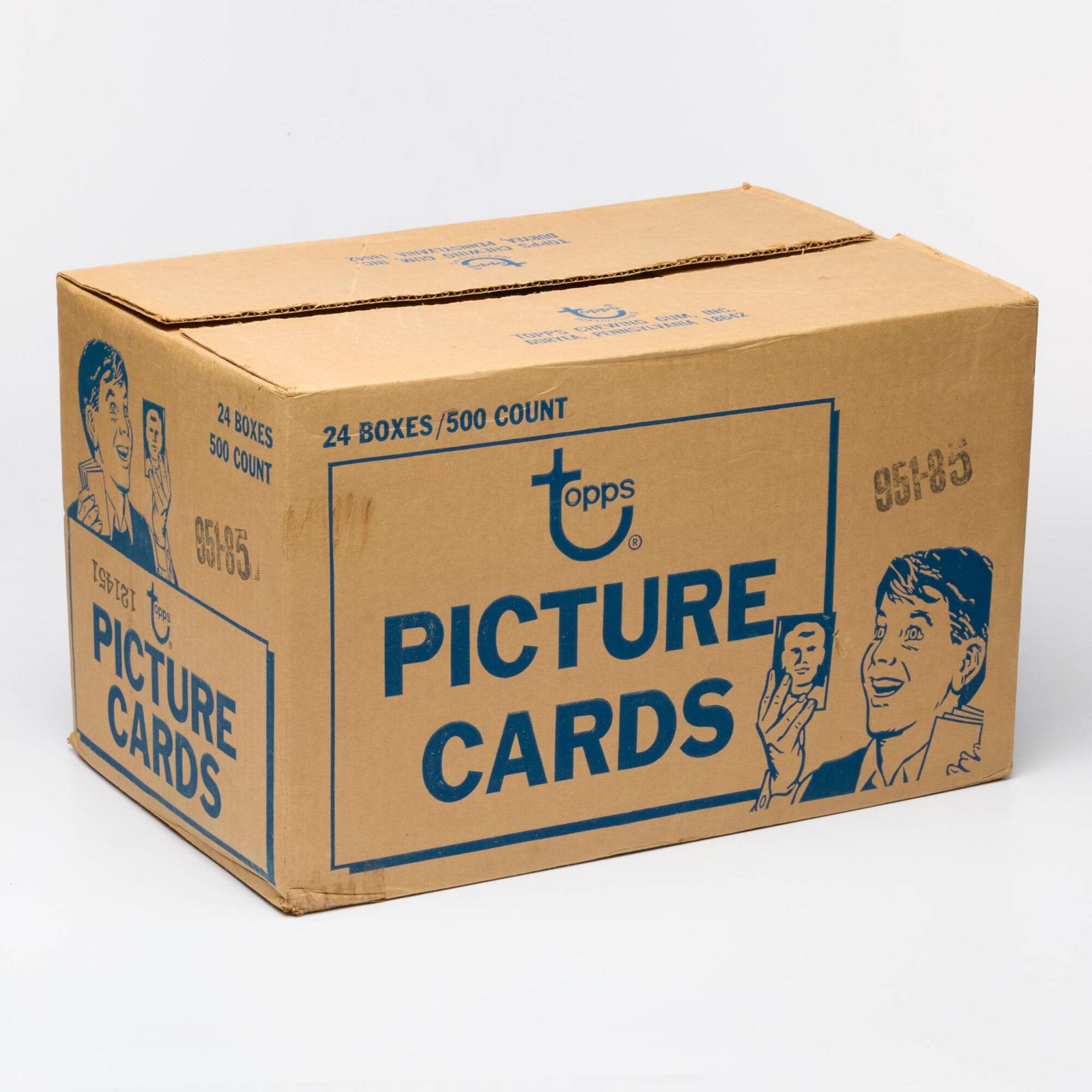 1985 Topps Baseball Vending Sealed Case of 24 500 Count Boxes (1 of 3)