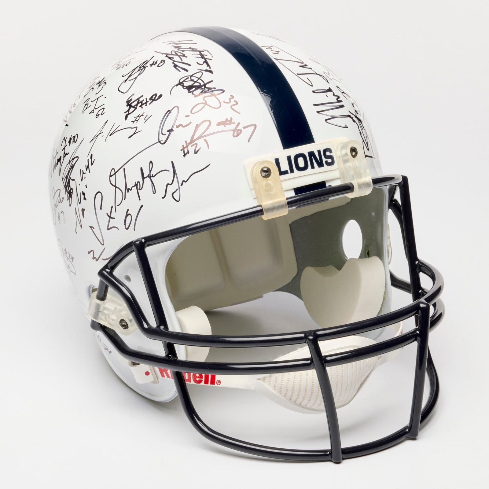 2010-2011 Penn State University Football Team Signed Helmet with COA (1 of 6)
