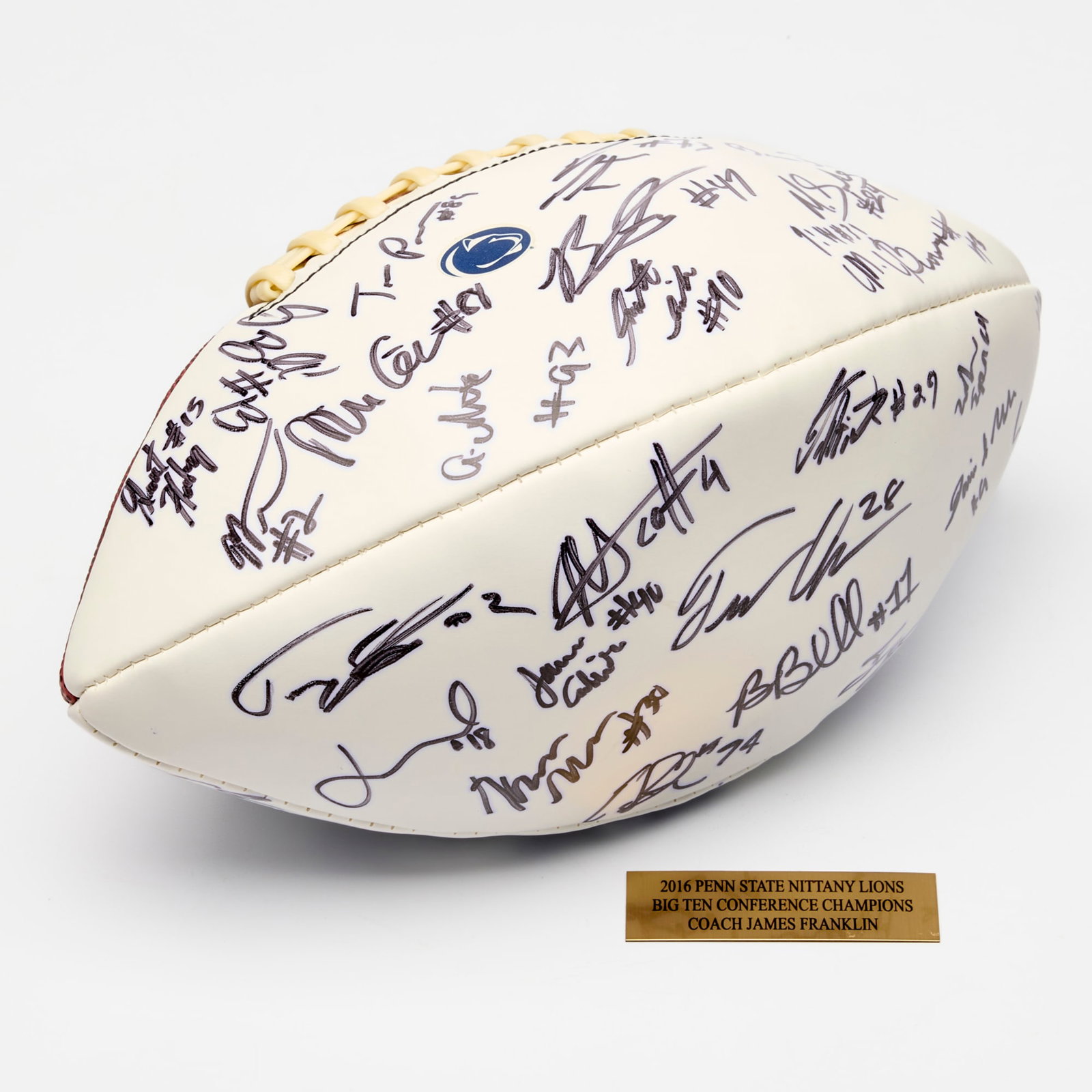 2016 Penn State University Football Team Signed Ball with COA (1 of 5)