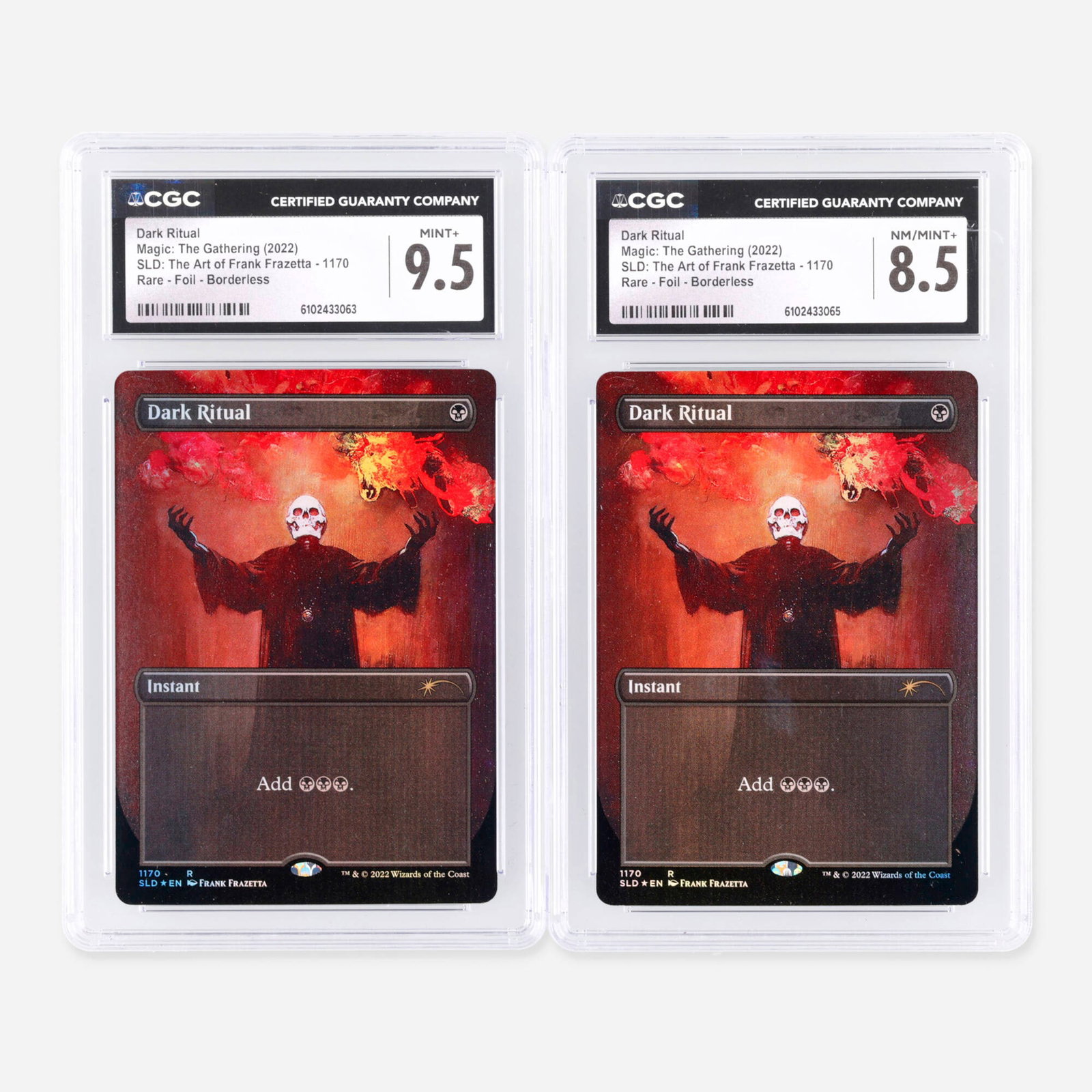Magic The Gathering Secret Lair Drops SLD The Art of Frank Frazetta Dark Ritual Rare Foil (1 of 2)